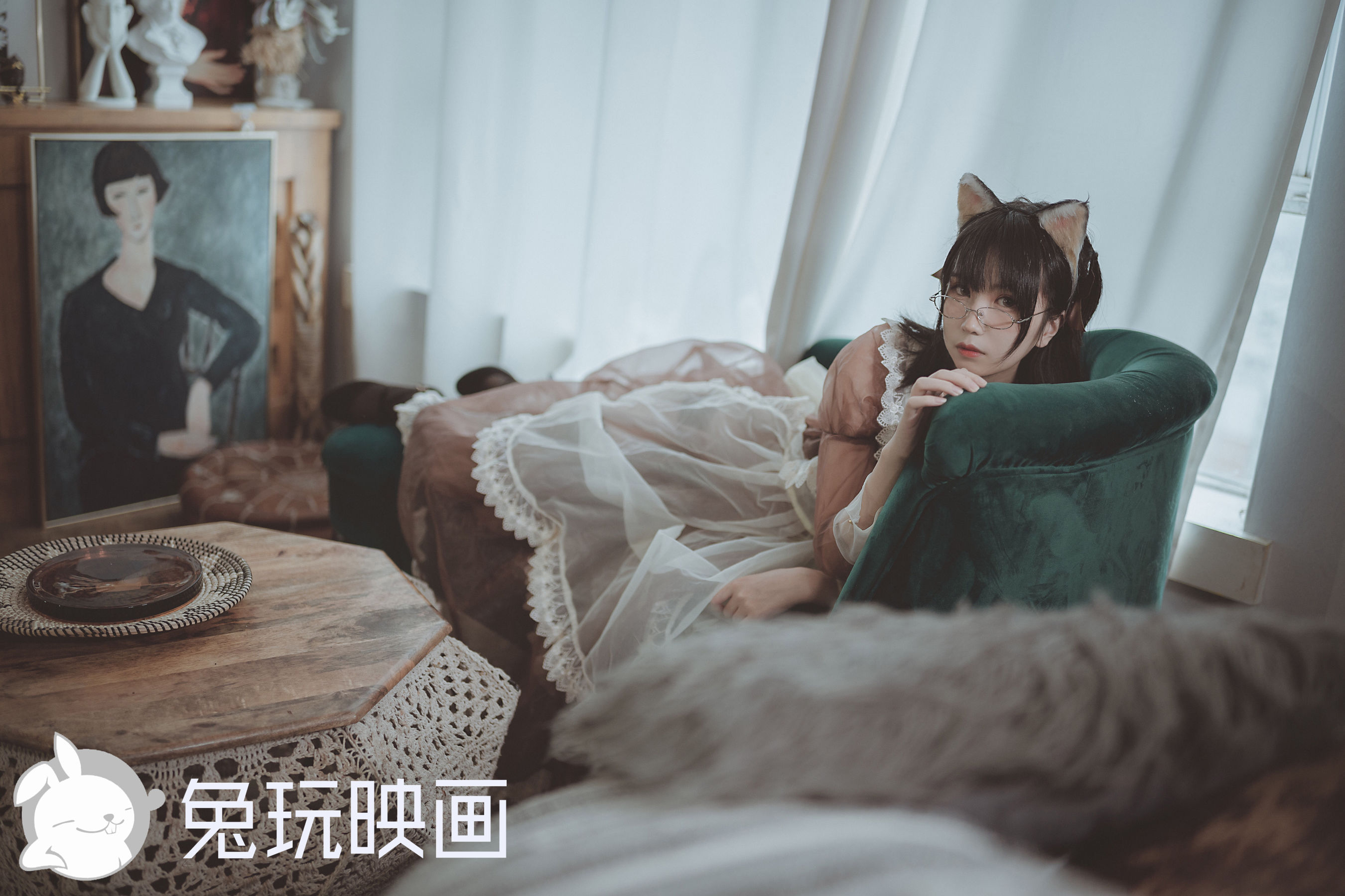 [兔玩映画] - 猫耳透明女仆