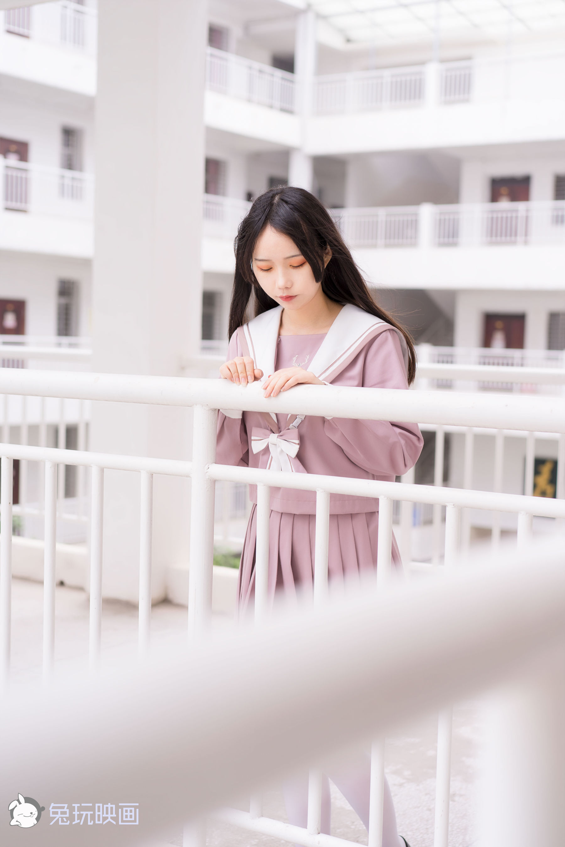 [兔玩映画] - 粉色JK小姐姐