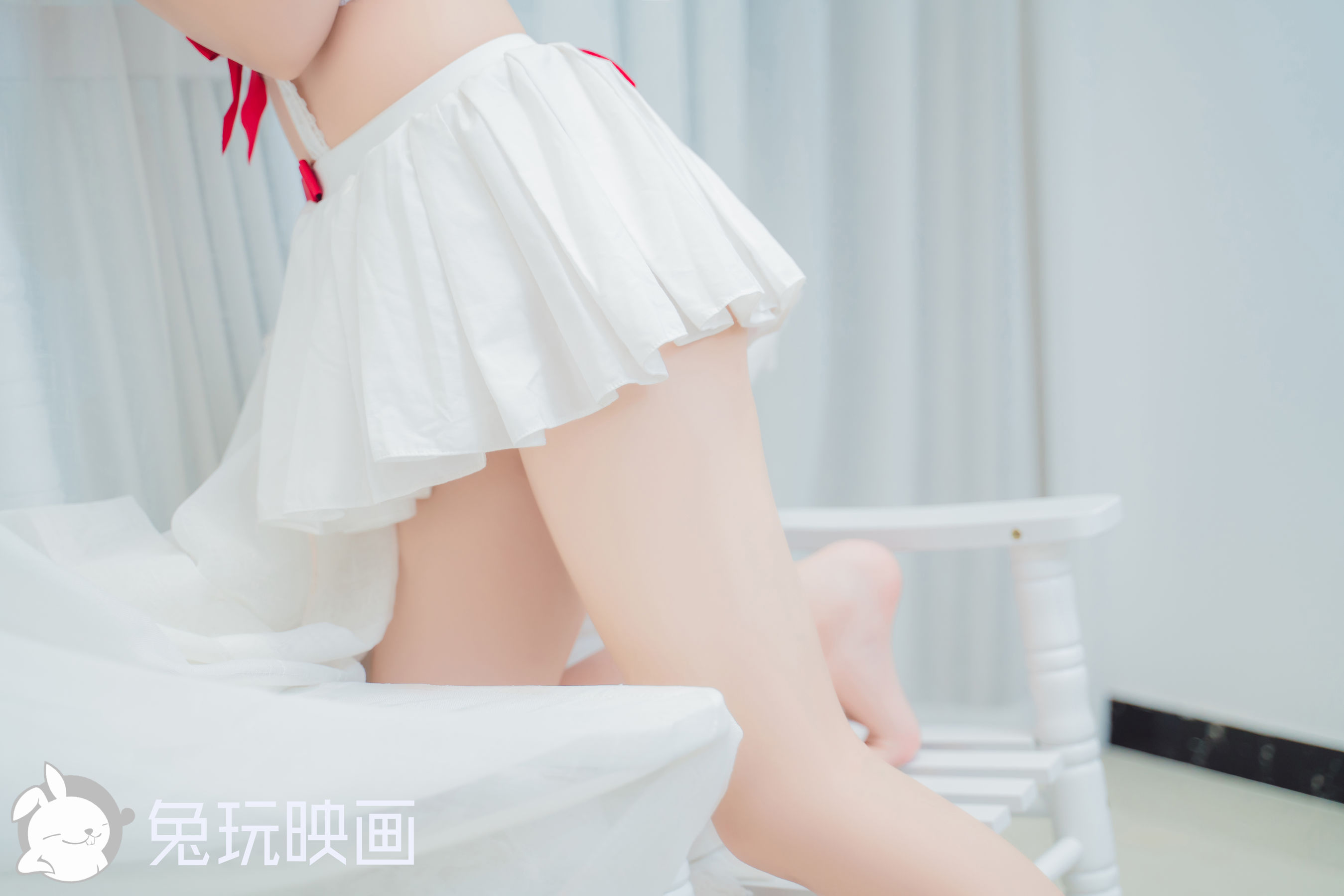 [兔玩映画] - 红白水手裙
