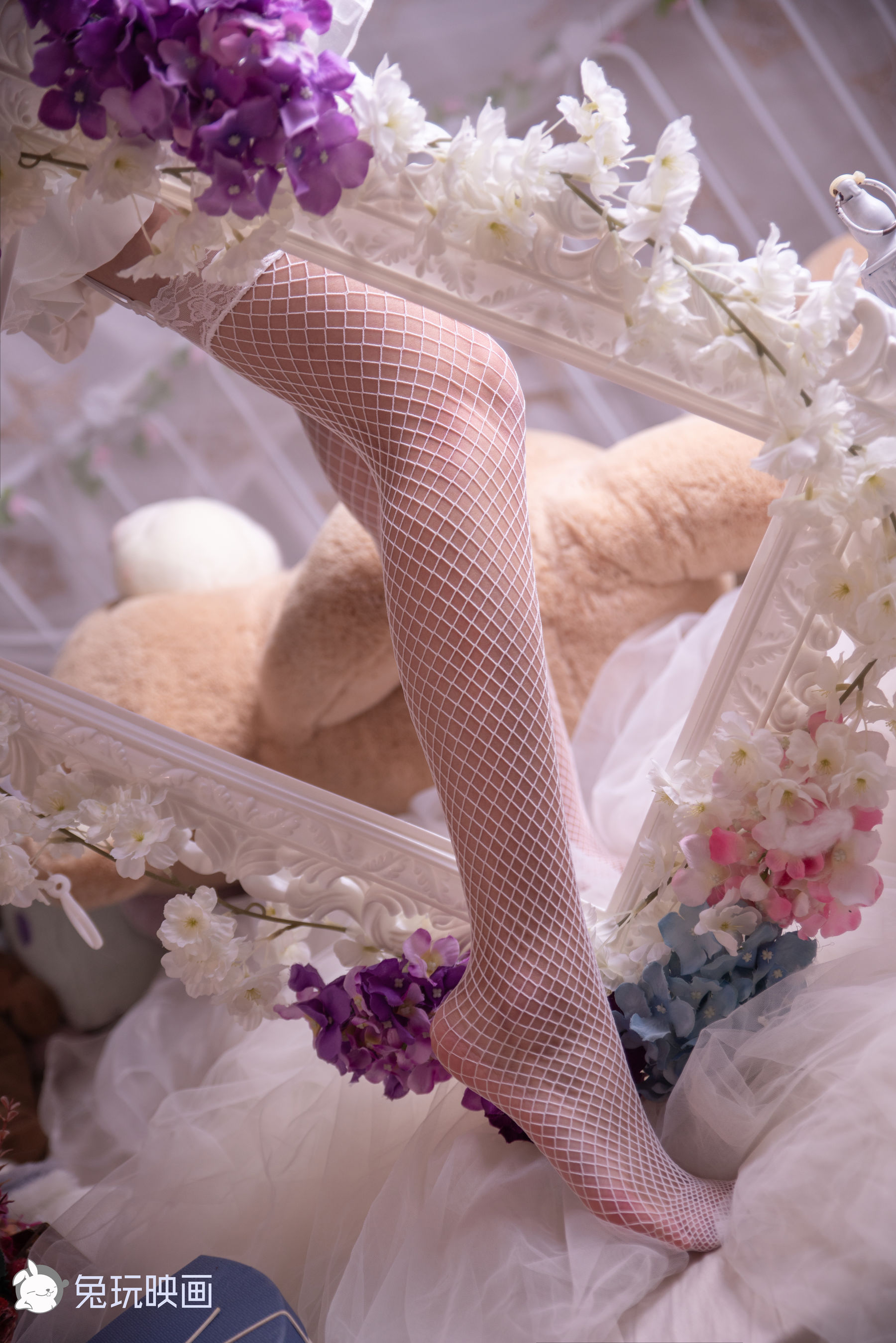 [兔玩映画] - 花嫁白网袜