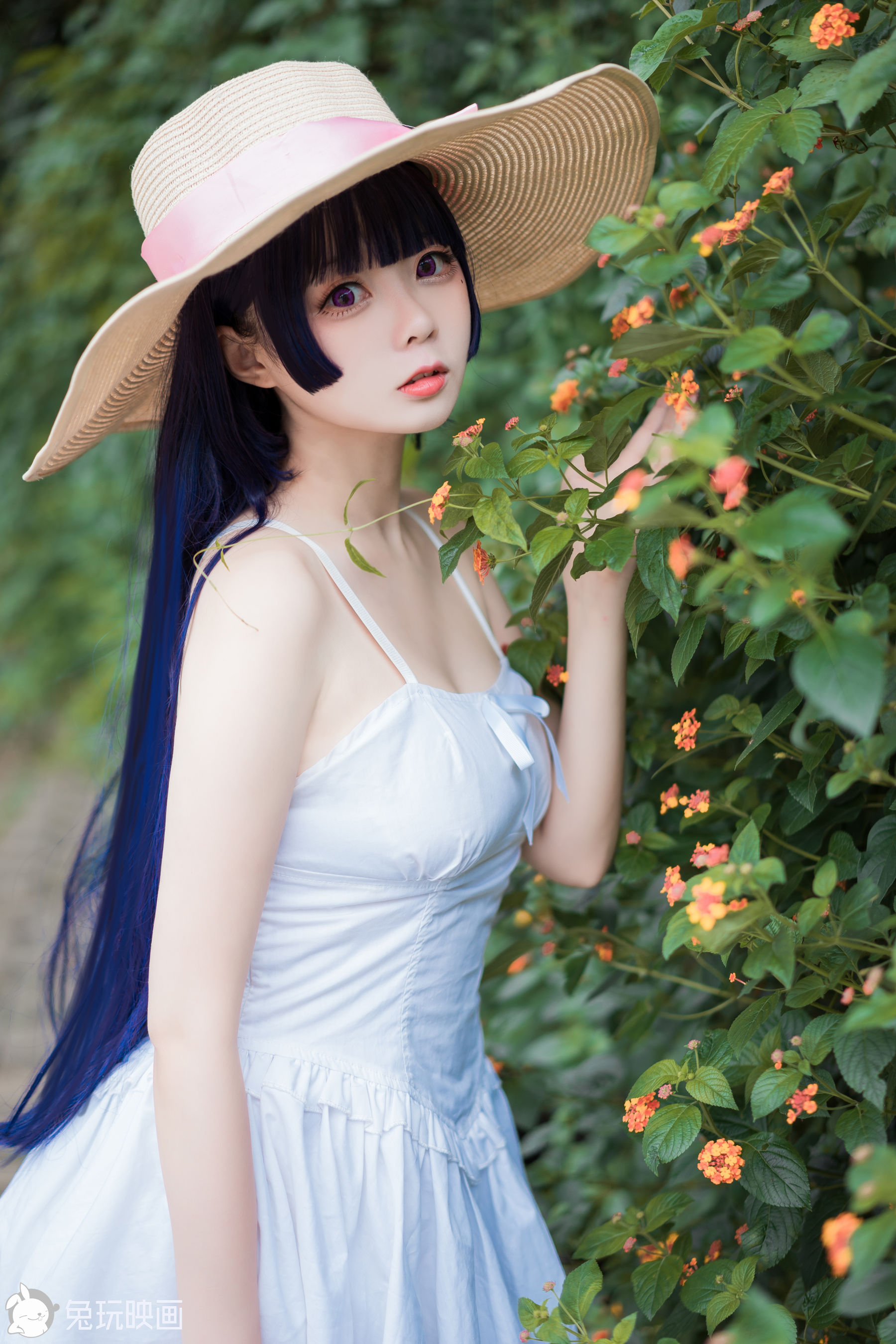 [兔玩映画] - 花田里的黑猫妹妹