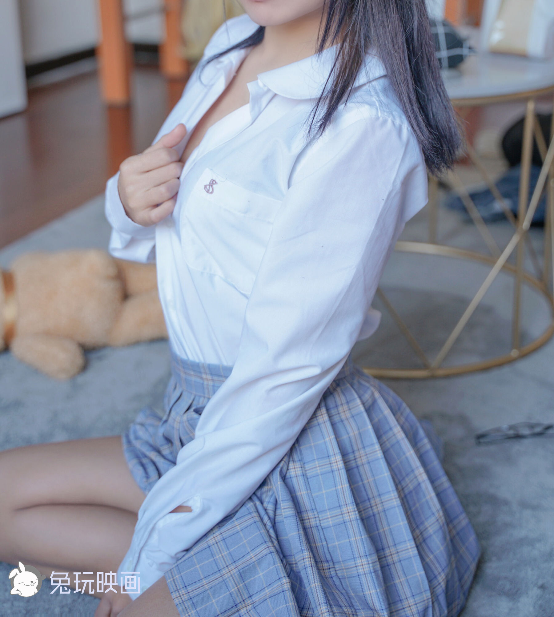 [兔玩映画] - 裸腿制服裙