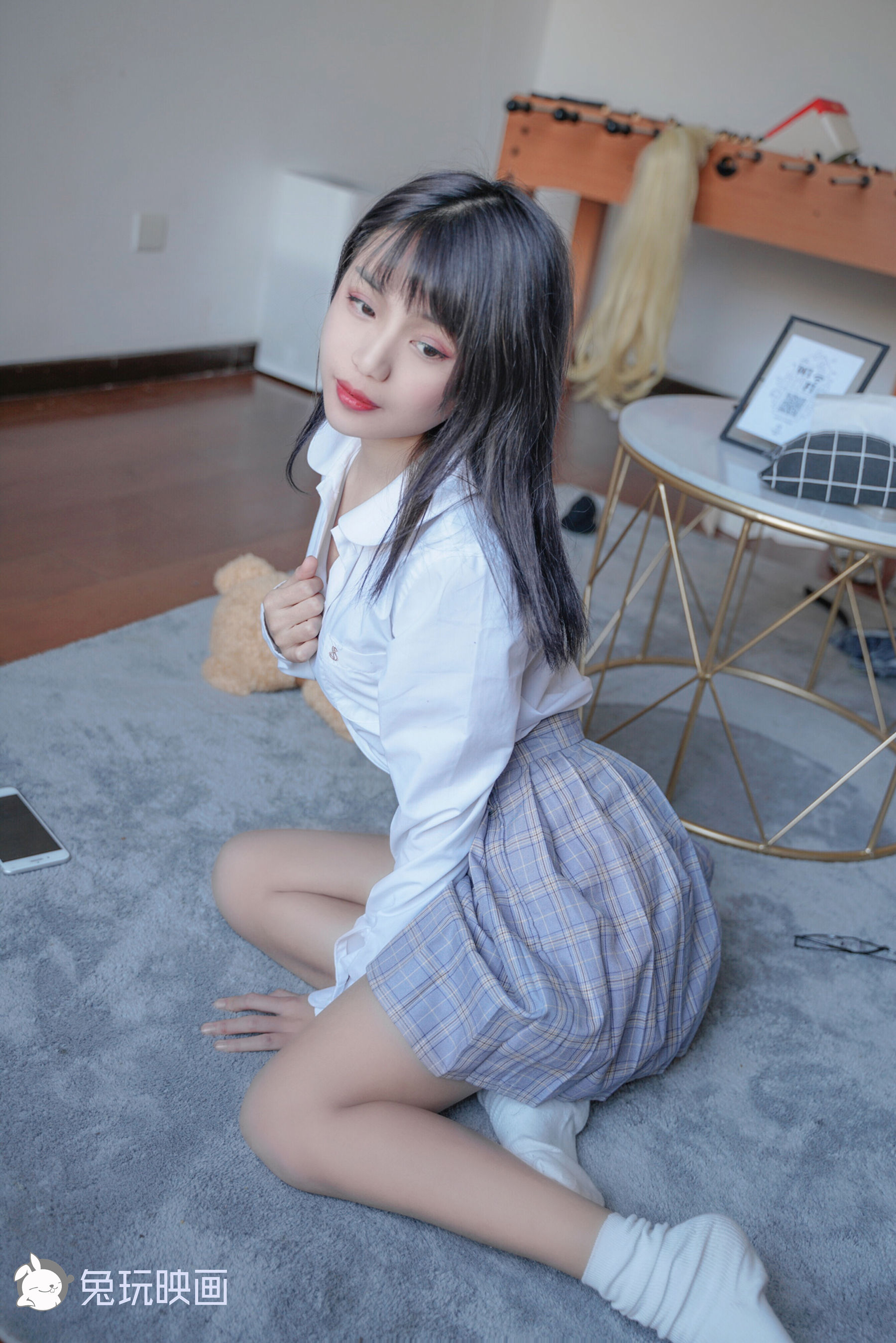 [兔玩映画] - 裸腿制服裙