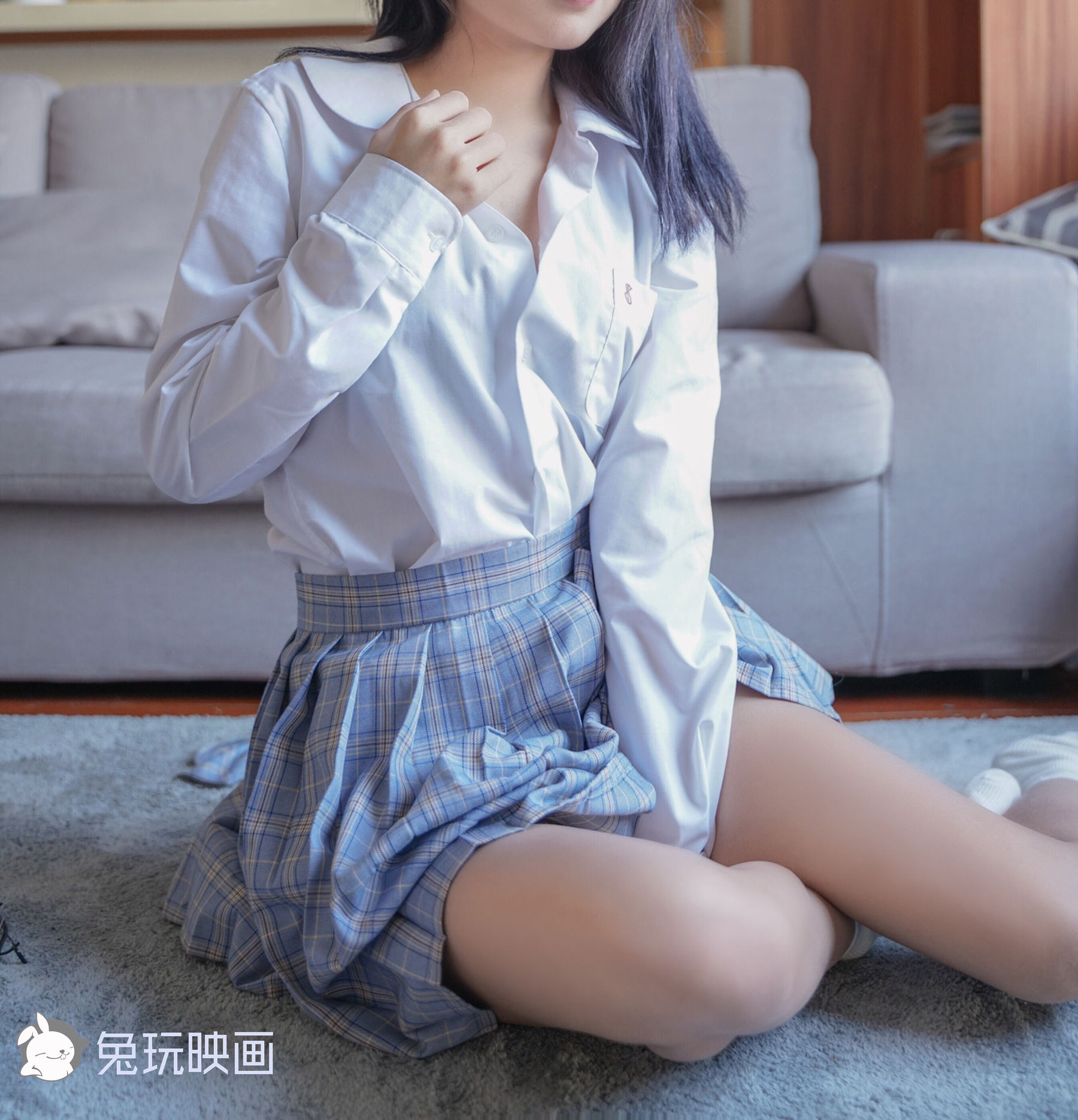 [兔玩映画] - 裸腿制服裙