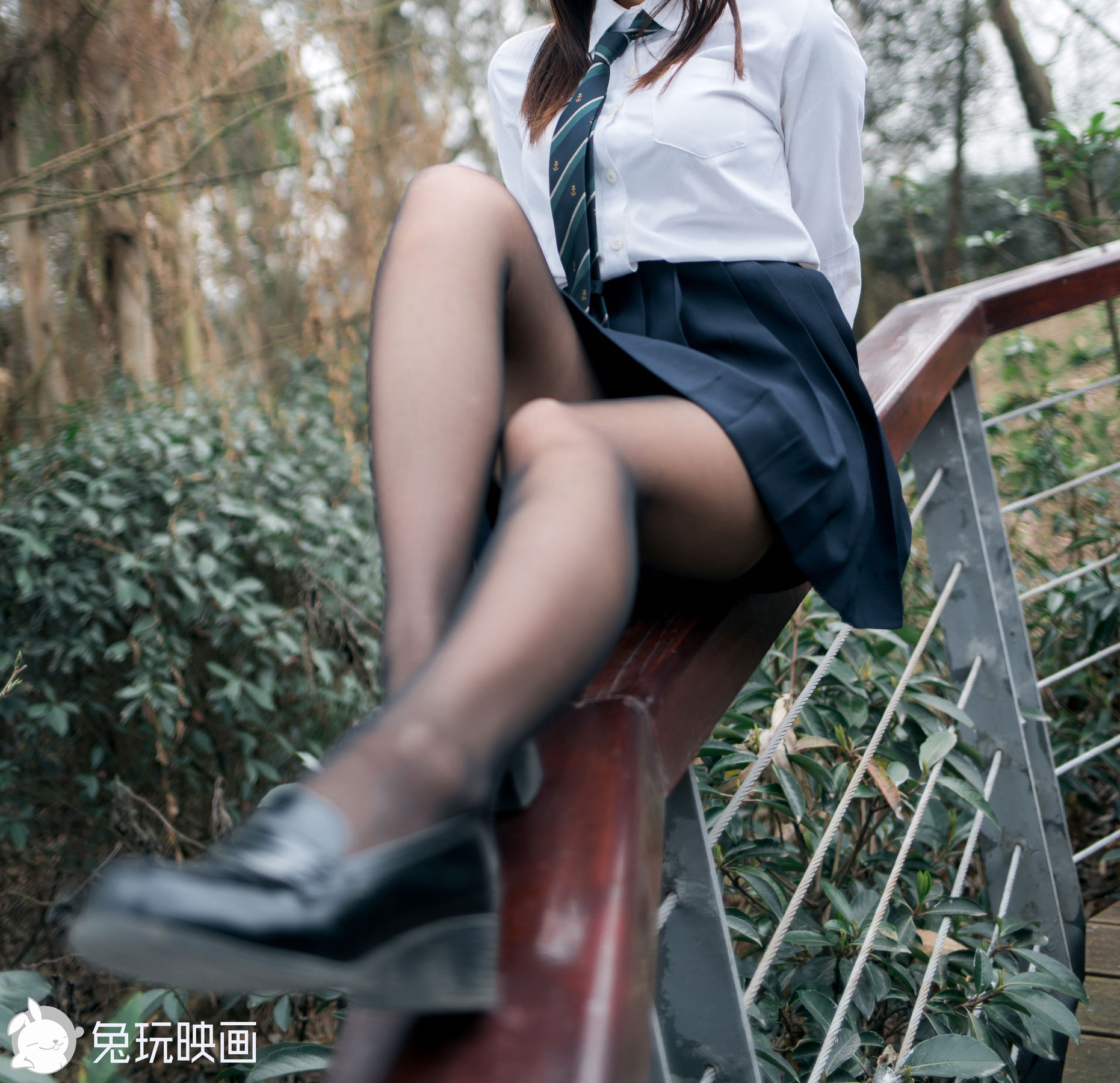 [兔玩映画] - 黑丝制服少女