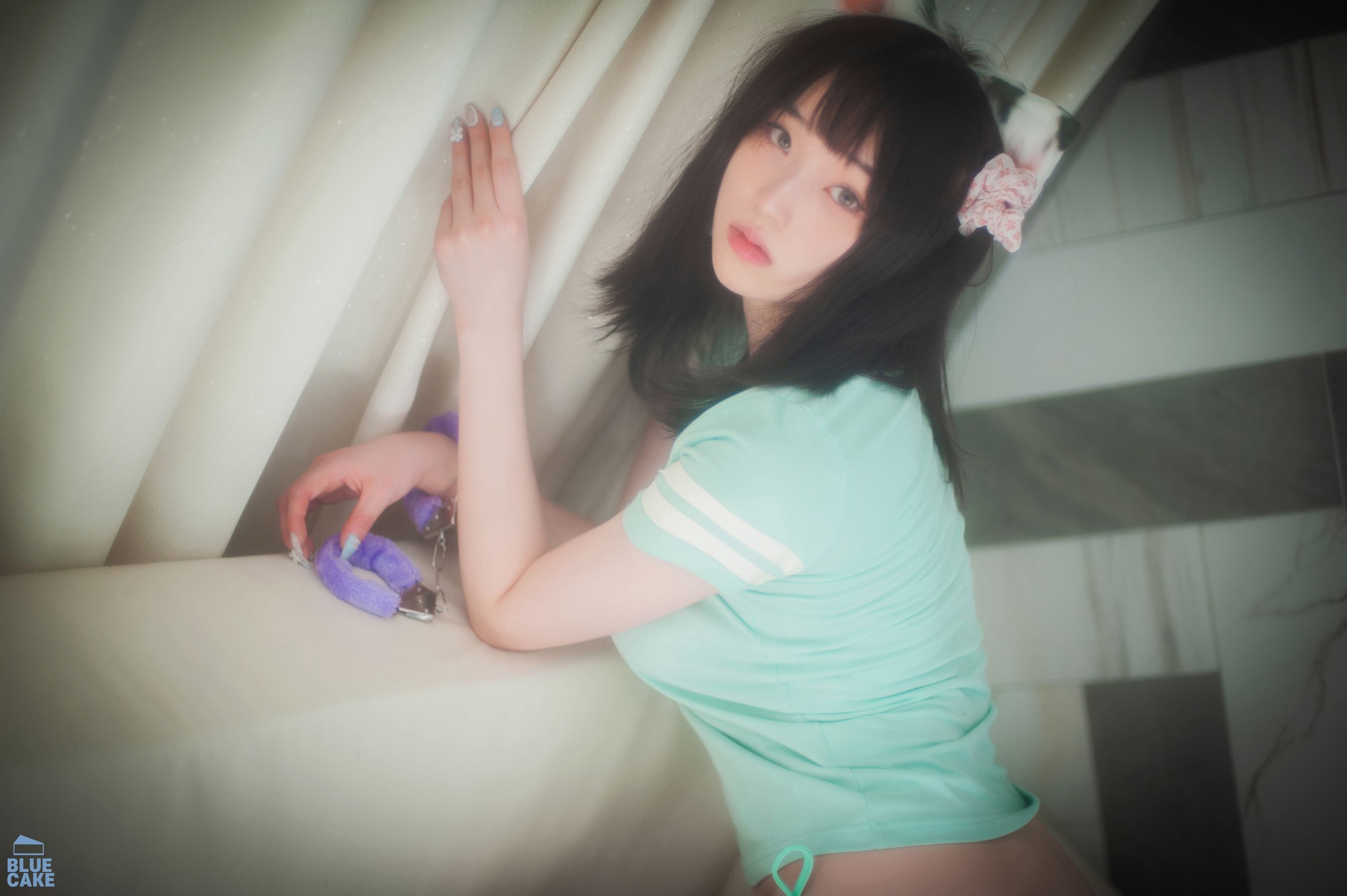 [BLUECAKE]  Bambi - Naughty Cats Pink & Mint