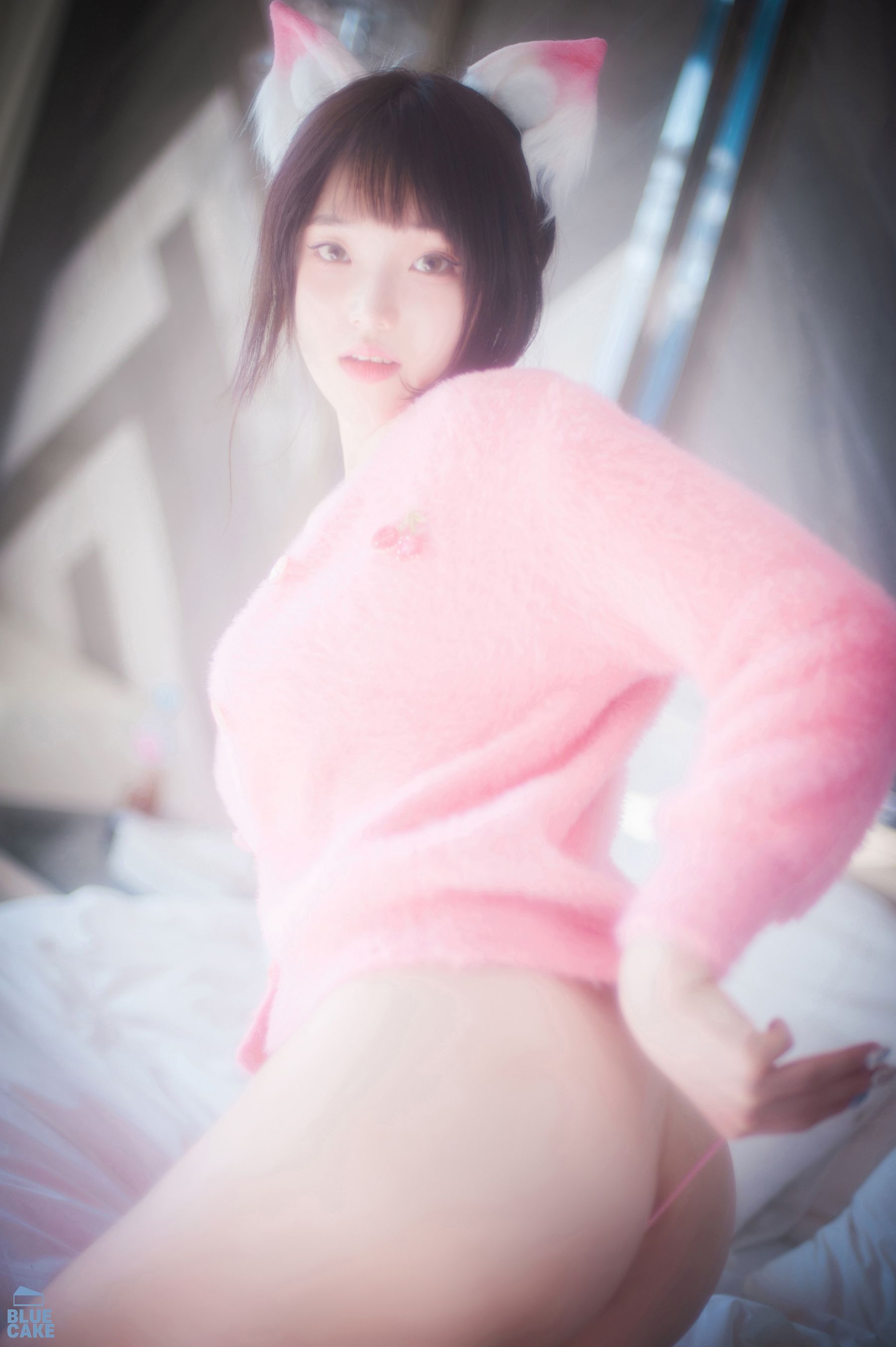 [BLUECAKE]  Bambi - Naughty Cats Pink & Mint