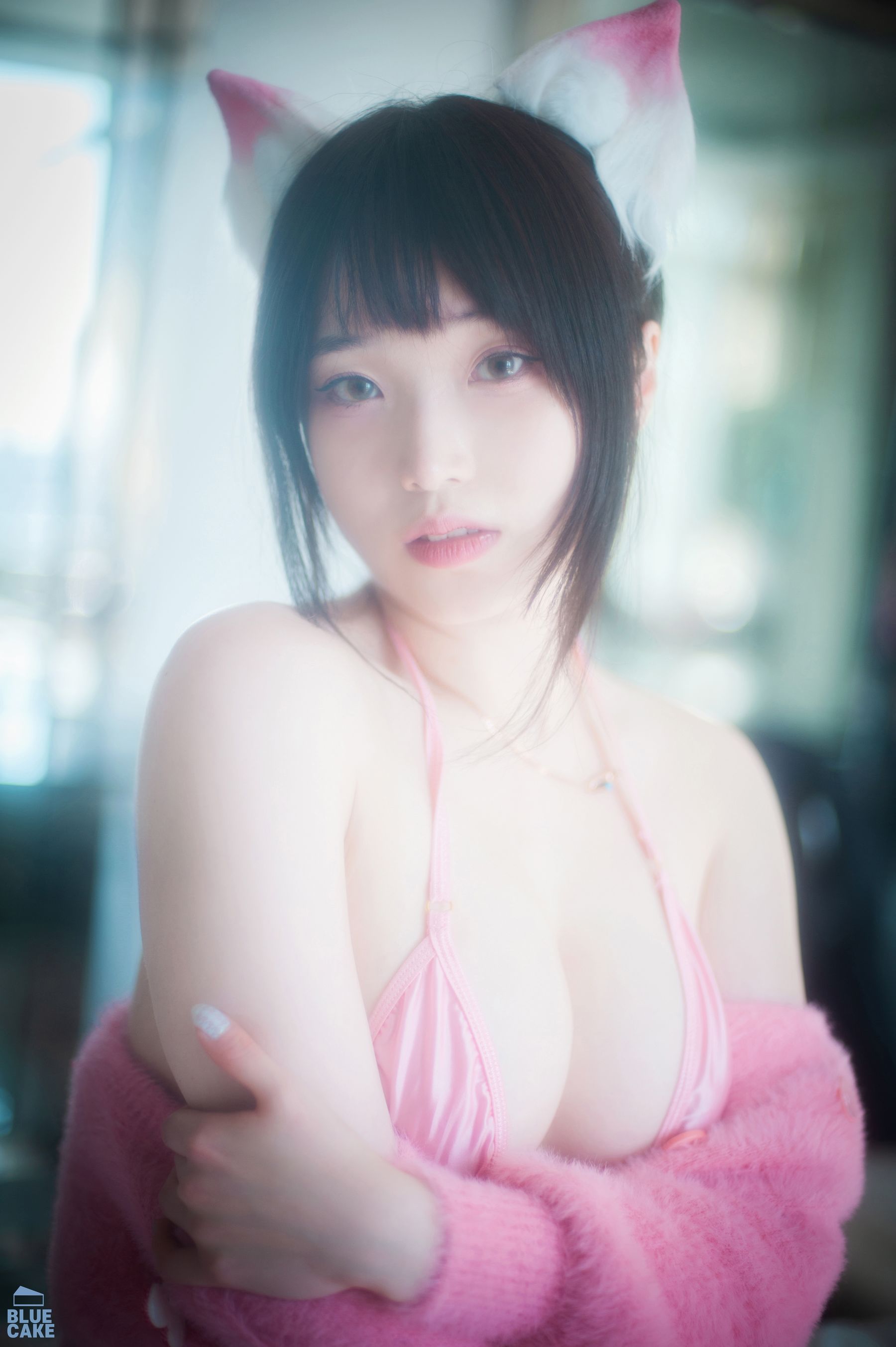 [BLUECAKE]  Bambi - Naughty Cats Pink & Mint