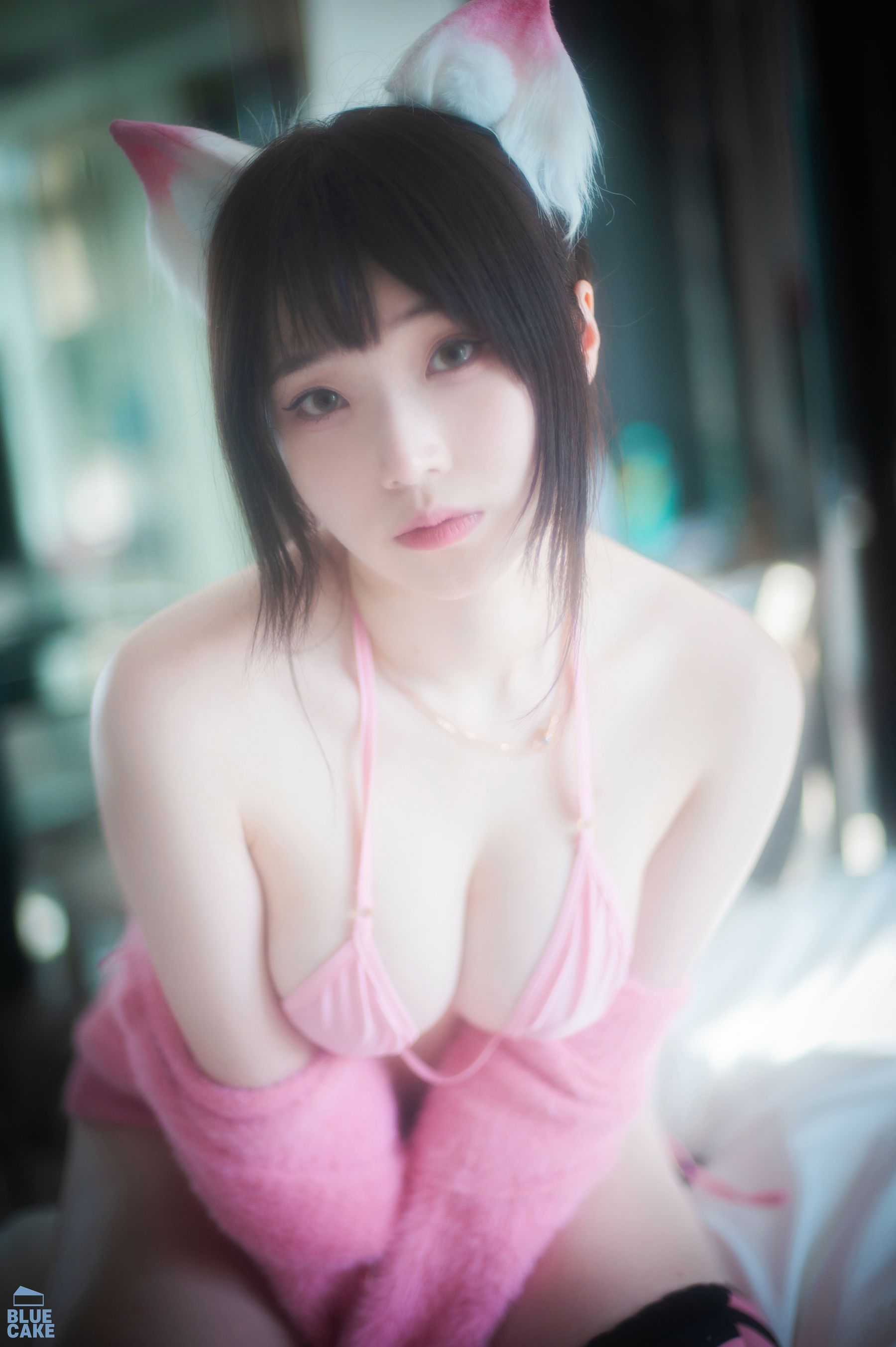 [BLUECAKE]  Bambi - Naughty Cats Pink & Mint