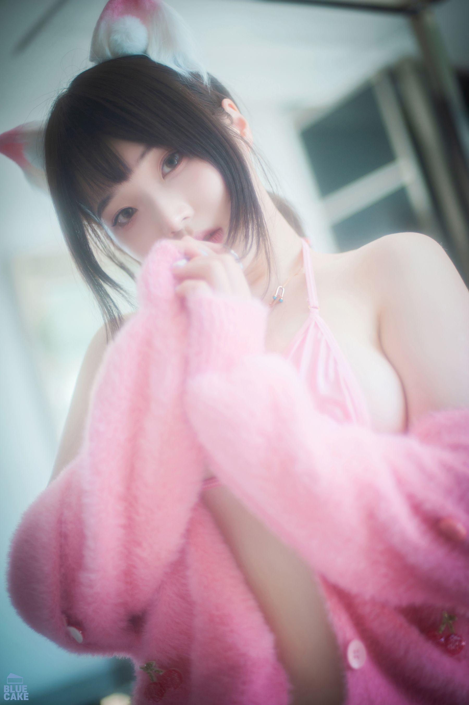 [BLUECAKE]  Bambi - Naughty Cats Pink & Mint