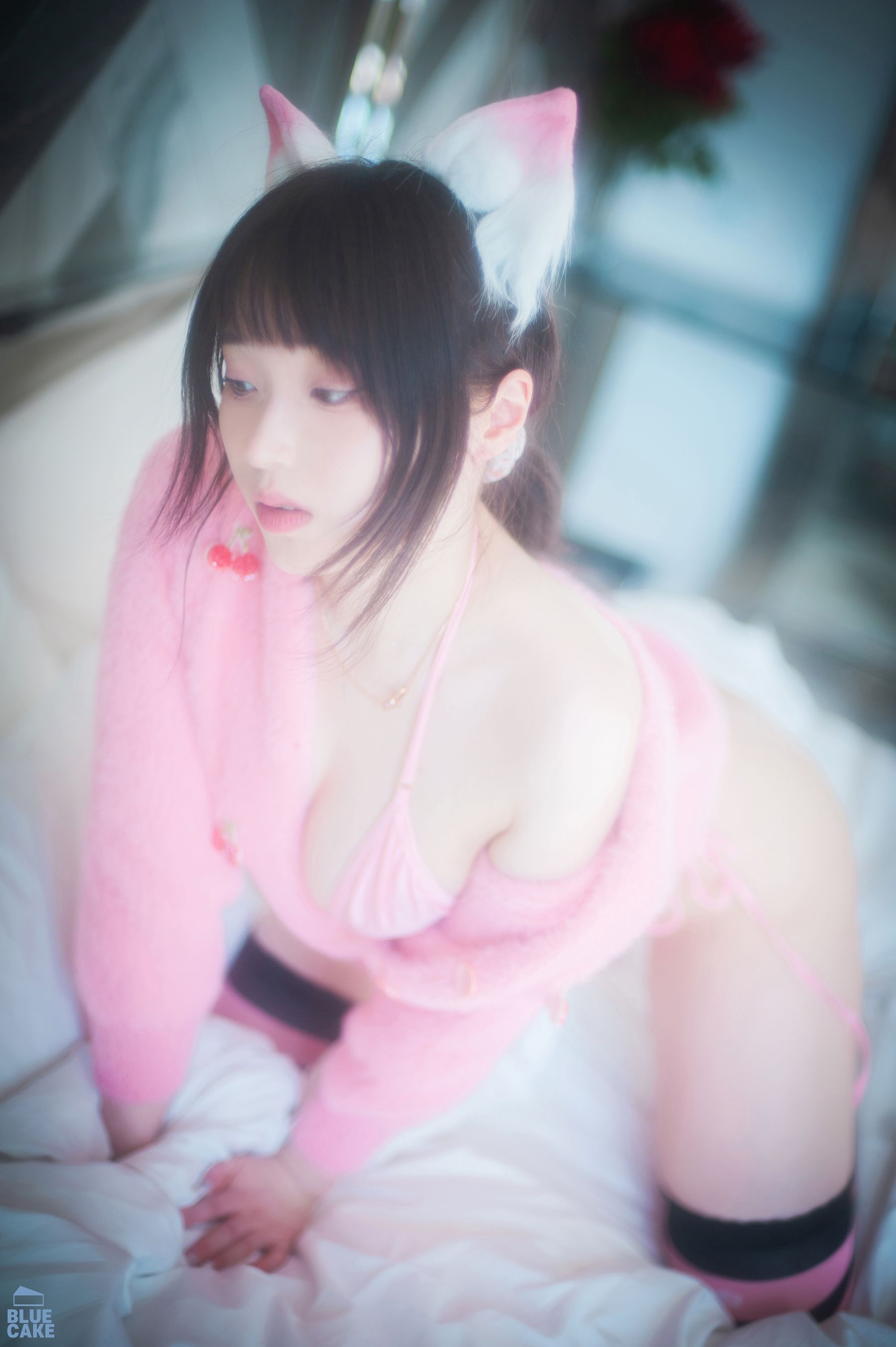 [BLUECAKE]  Bambi - Naughty Cats Pink & Mint