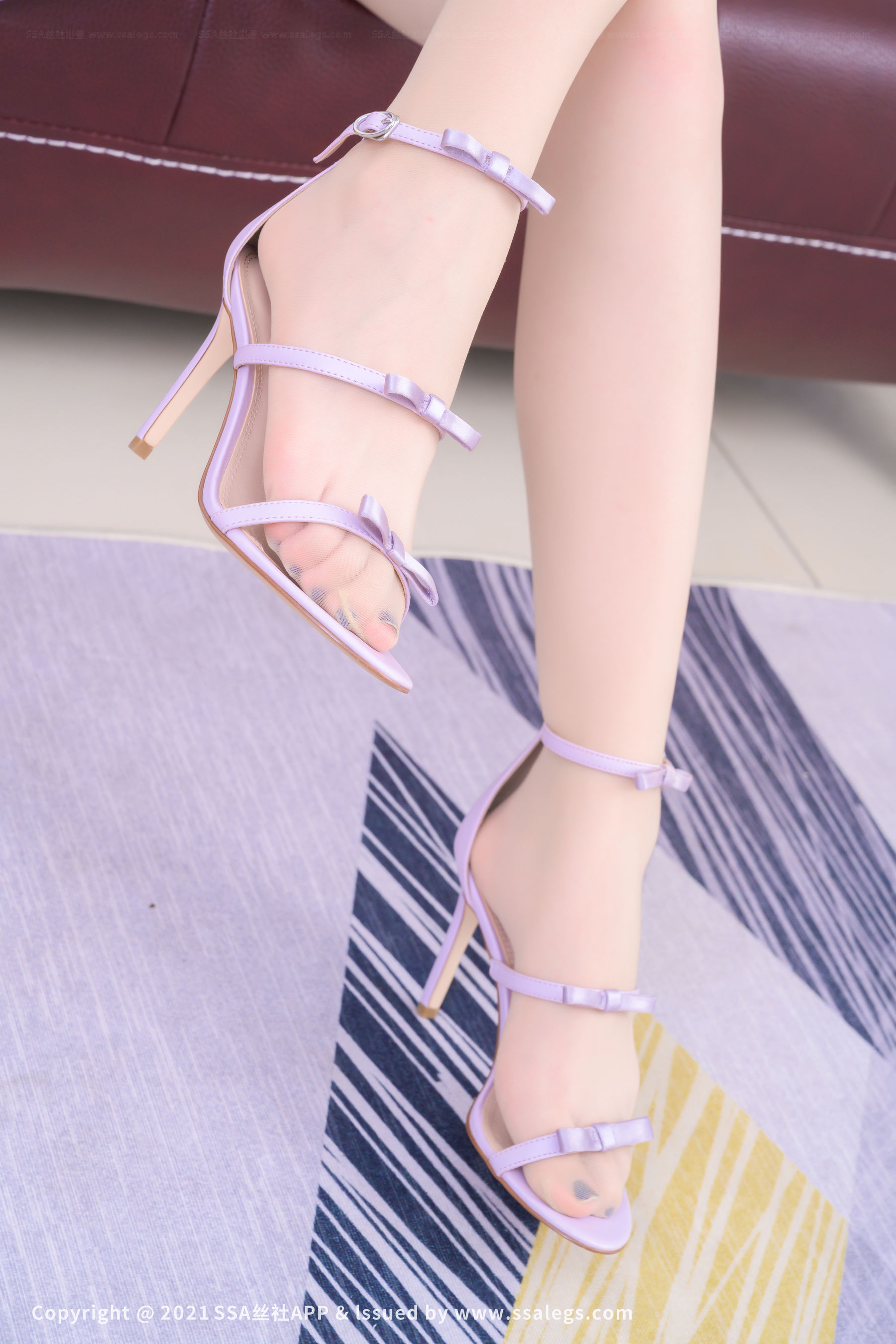 [SSA丝社]超清写真 No.734 木子 模特木子的肉丝袜美脚（上）