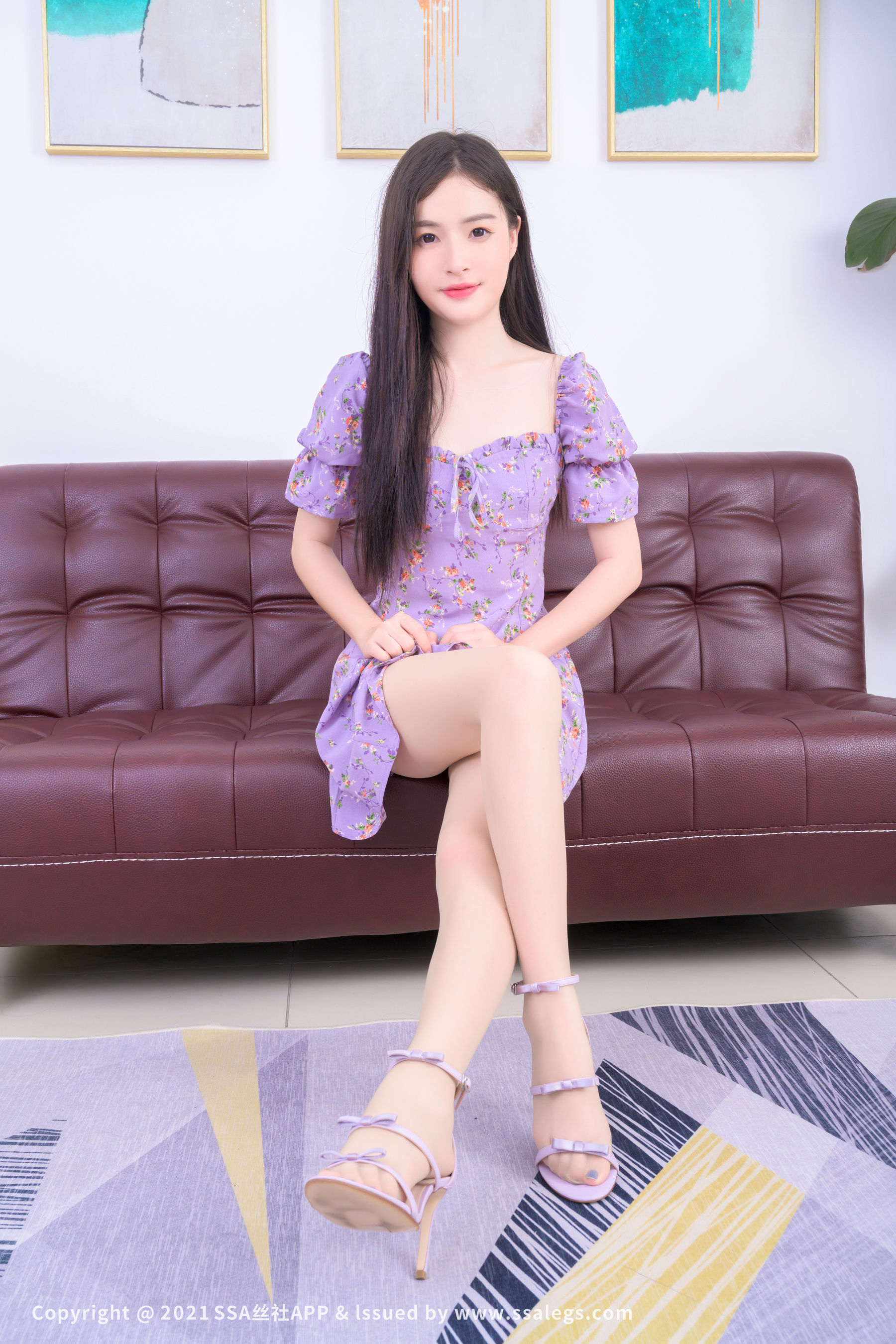 [SSA丝社]超清写真 No.734 木子 模特木子的肉丝袜美脚（上）