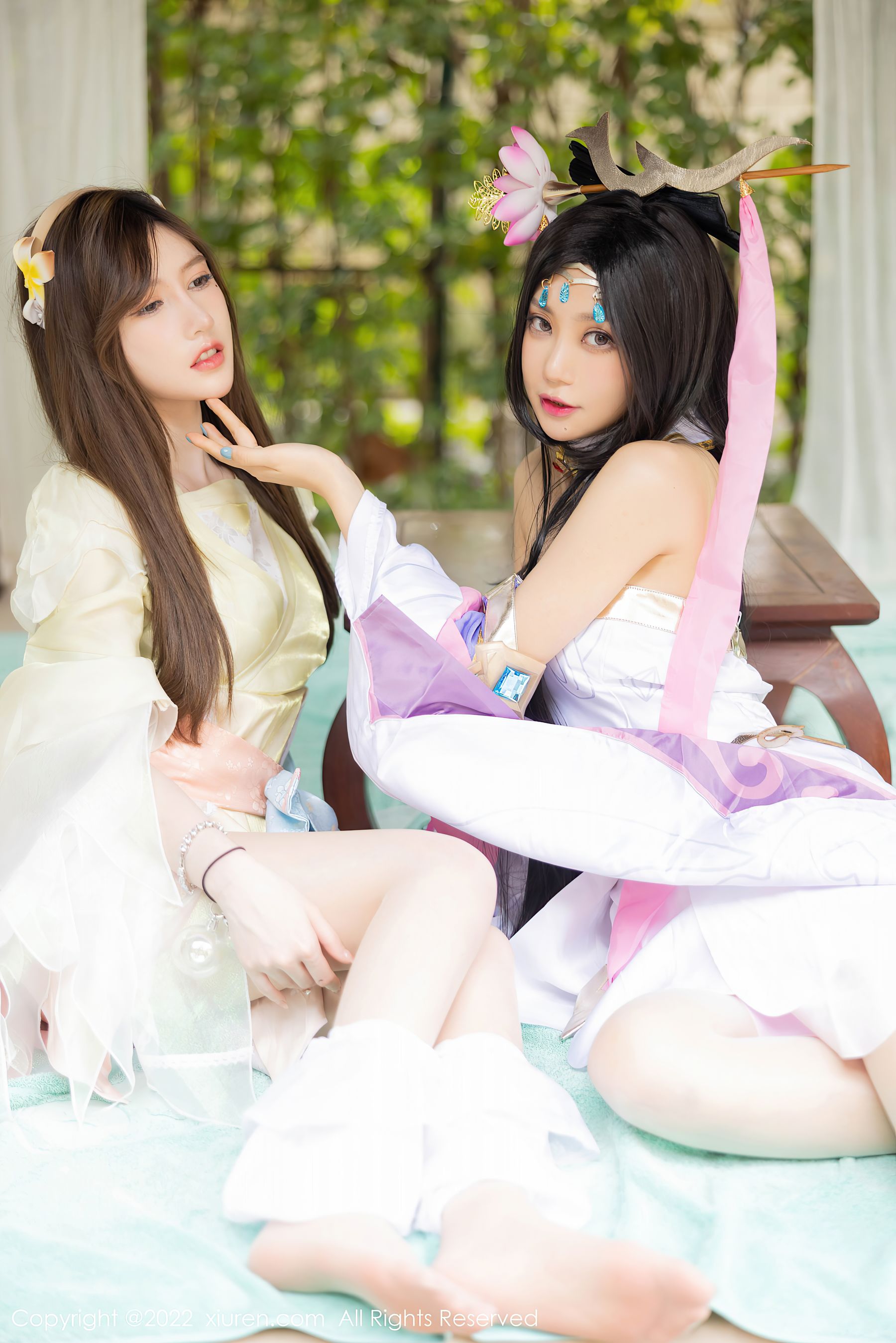[秀人XiuRen] No.4948 美桃酱&媛媛酱&绮里嘉 模特合集