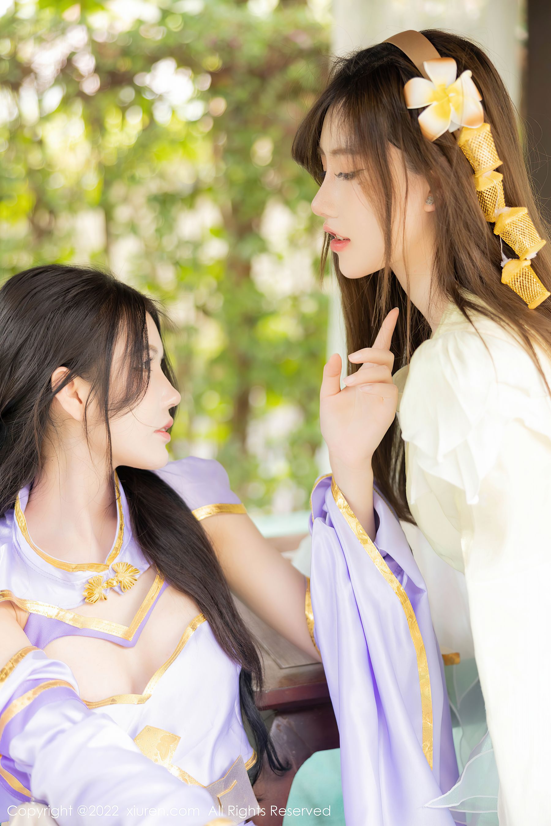 [秀人XiuRen] No.4948 美桃酱&媛媛酱&绮里嘉 模特合集