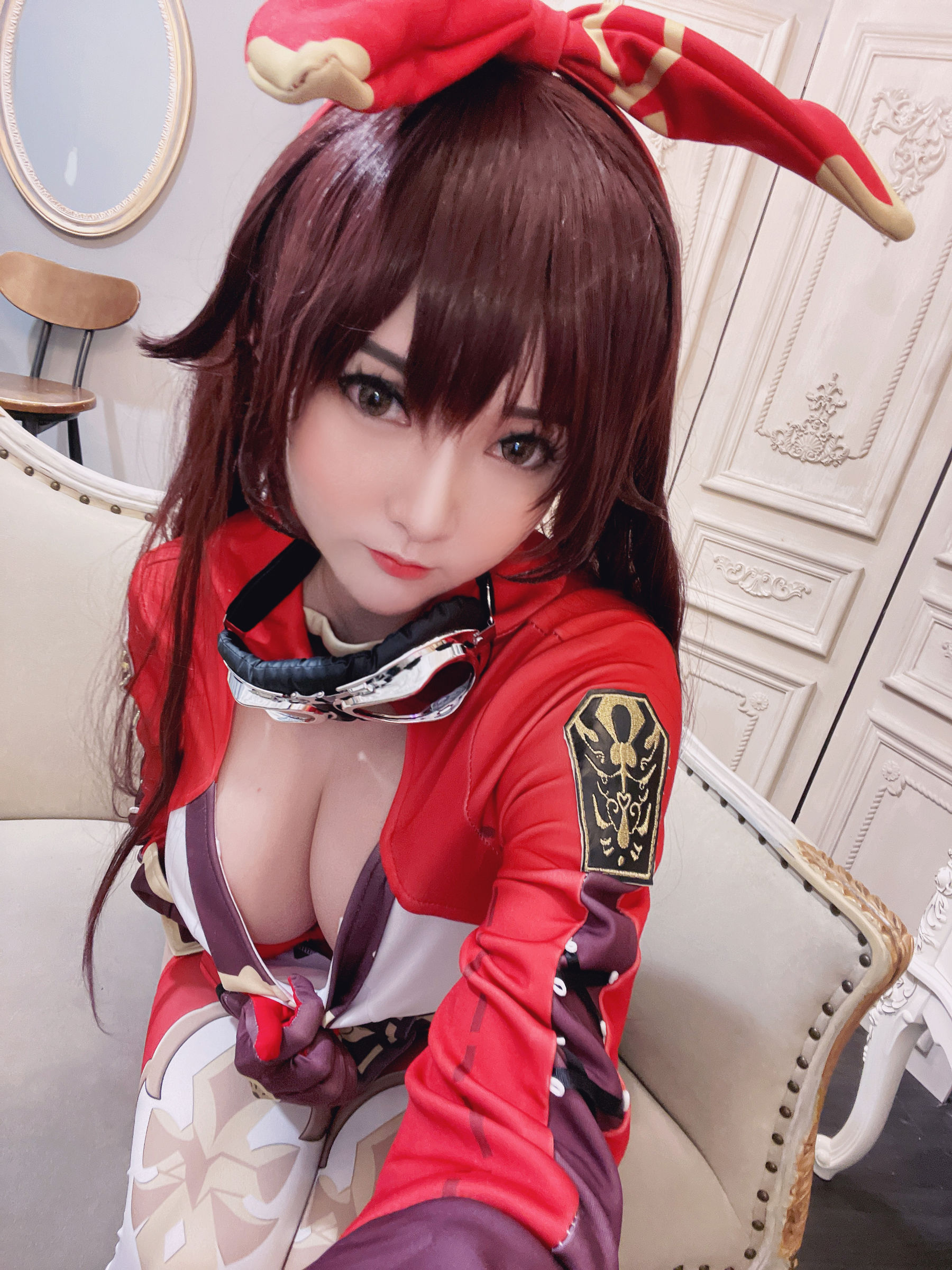 [福利COS] Coser小姐姐Potato Godzilla - Amber (Genshin Impact)