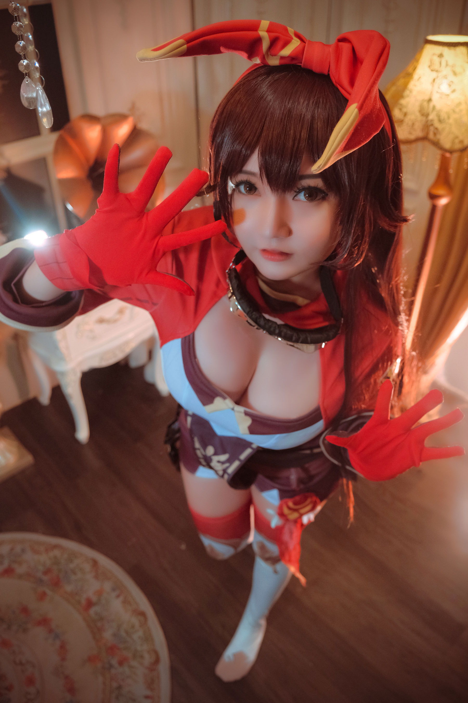 [福利COS] Coser小姐姐Potato Godzilla - Amber (Genshin Impact)