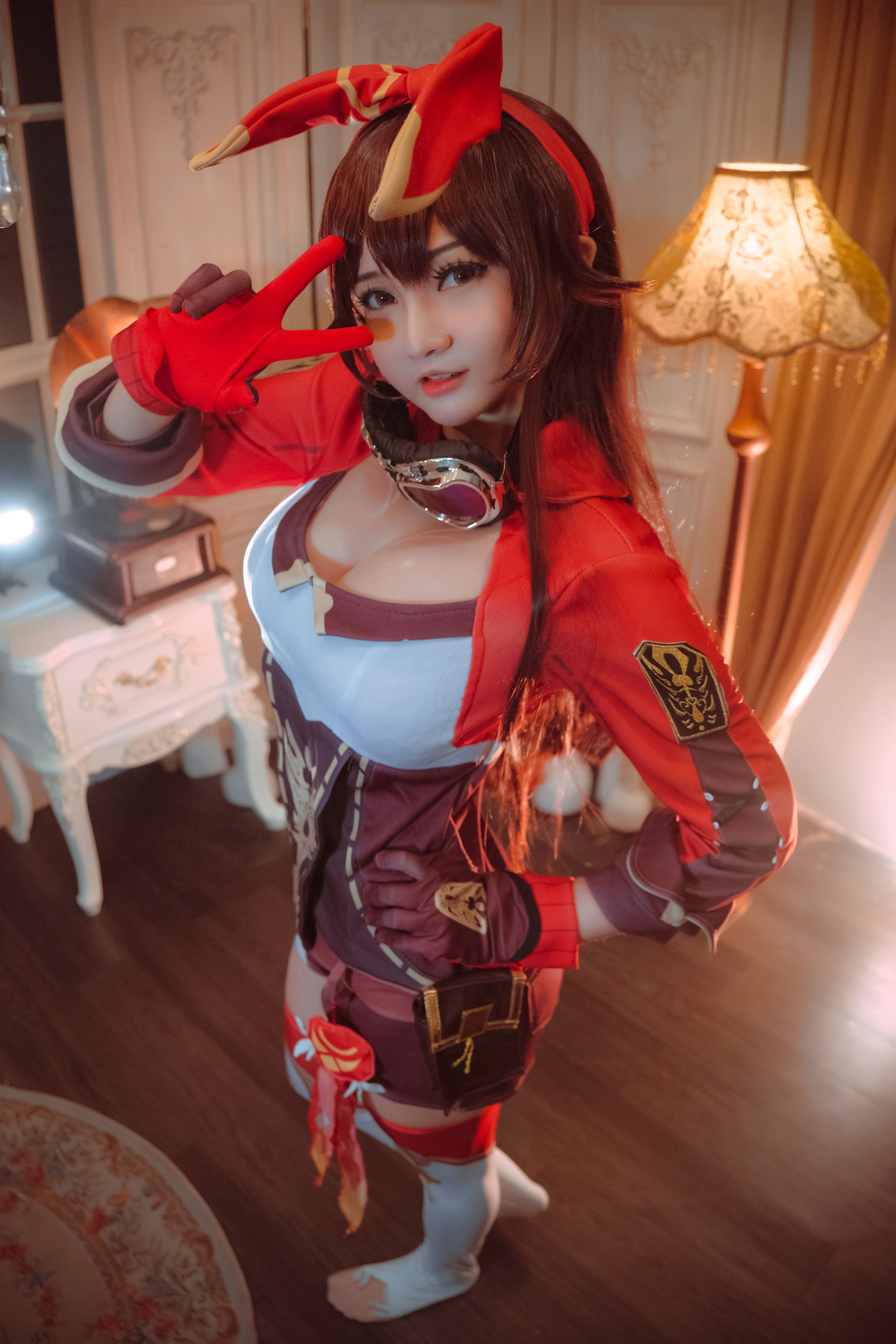 [福利COS] Coser小姐姐Potato Godzilla - Amber (Genshin Impact)