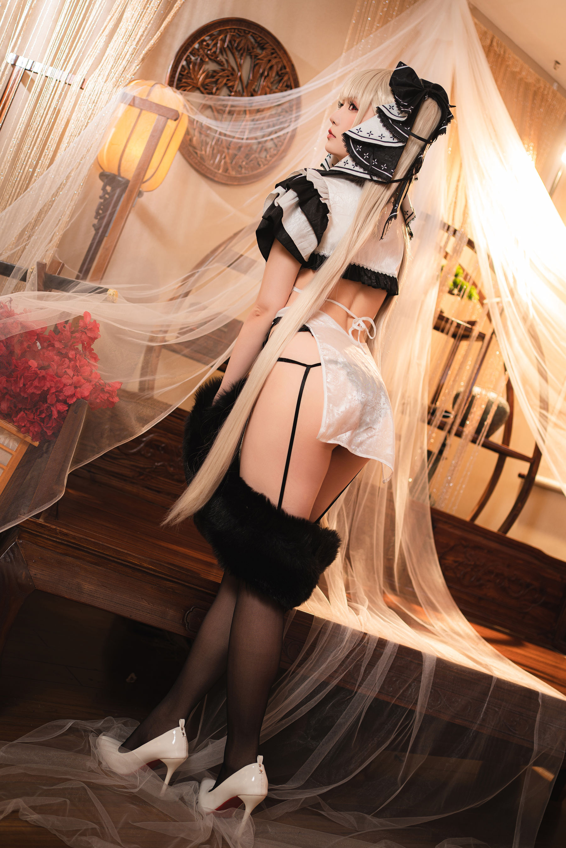 [福利COS] Coser小姐姐星之迟迟 - 可畏旗袍