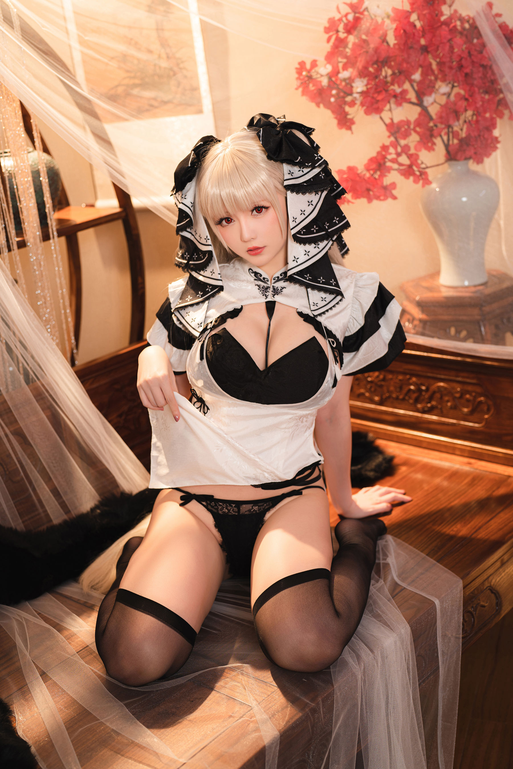 [福利COS] Coser小姐姐星之迟迟 - 可畏旗袍