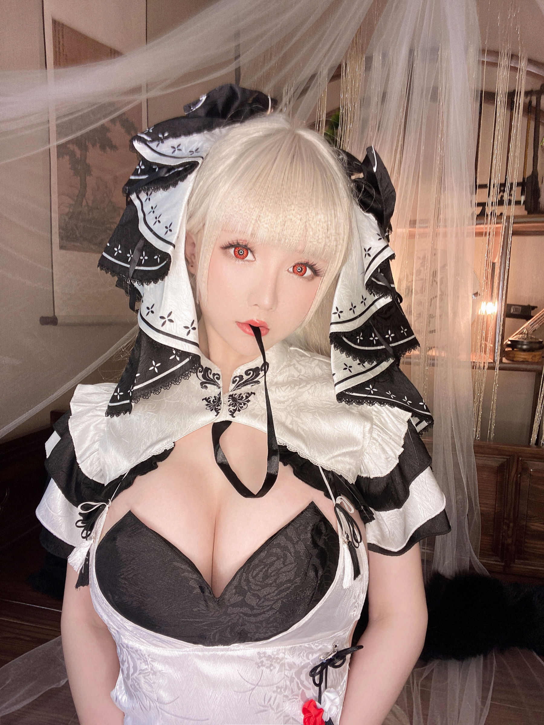 [福利COS] Coser小姐姐星之迟迟 - 可畏旗袍