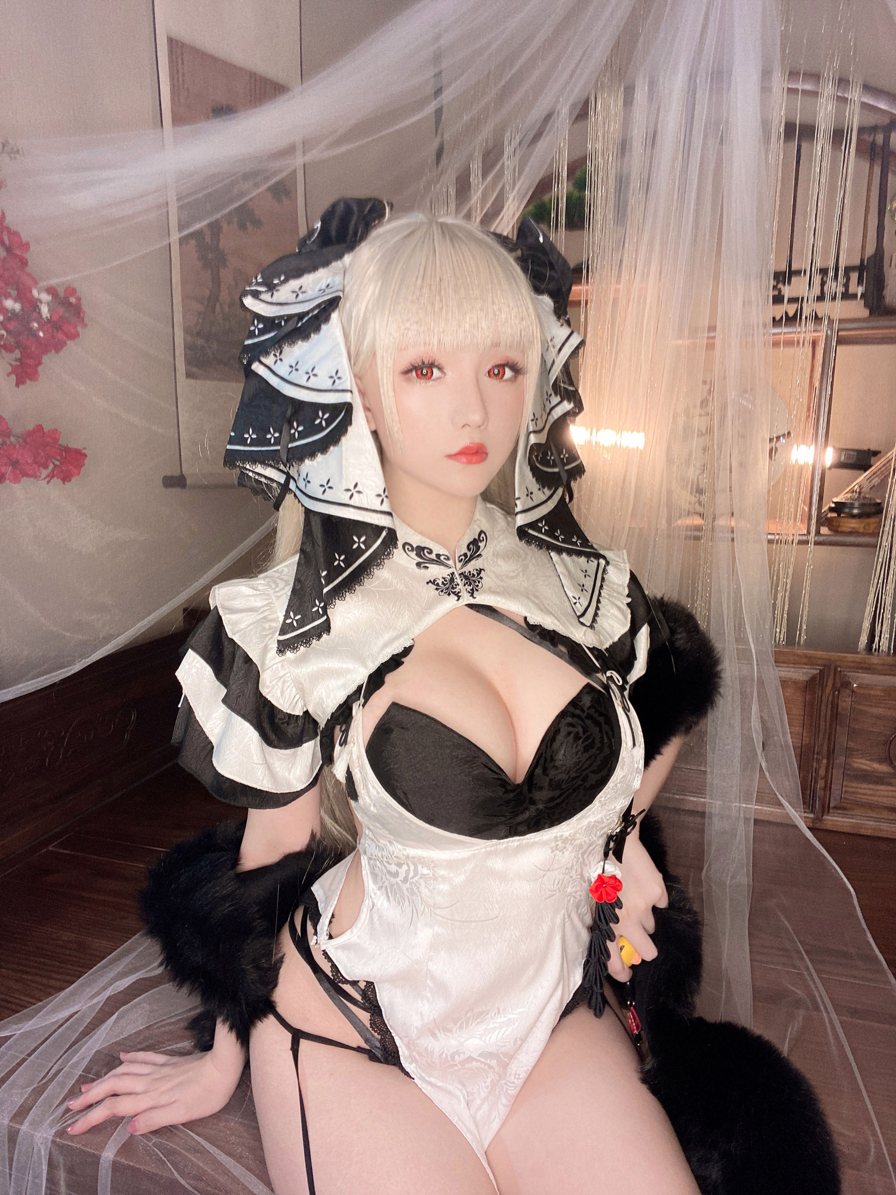 [福利COS] Coser小姐姐星之迟迟 - 可畏旗袍