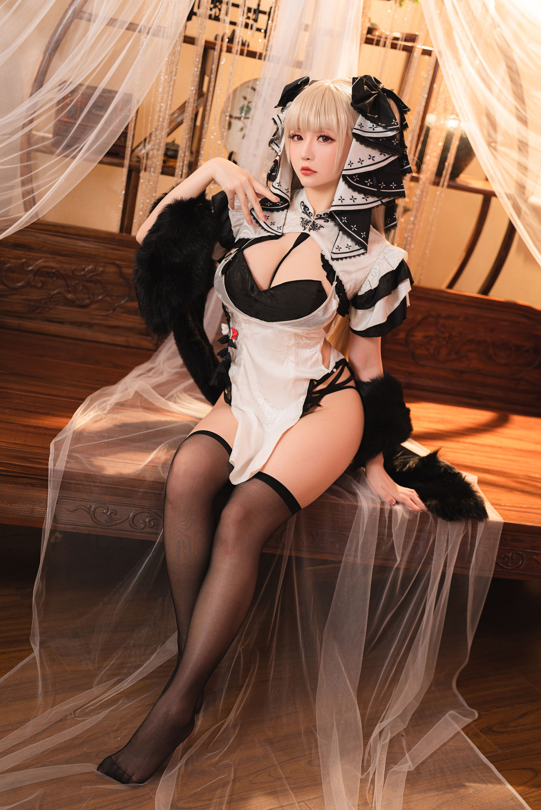 [福利COS] Coser小姐姐星之迟迟 - 可畏旗袍