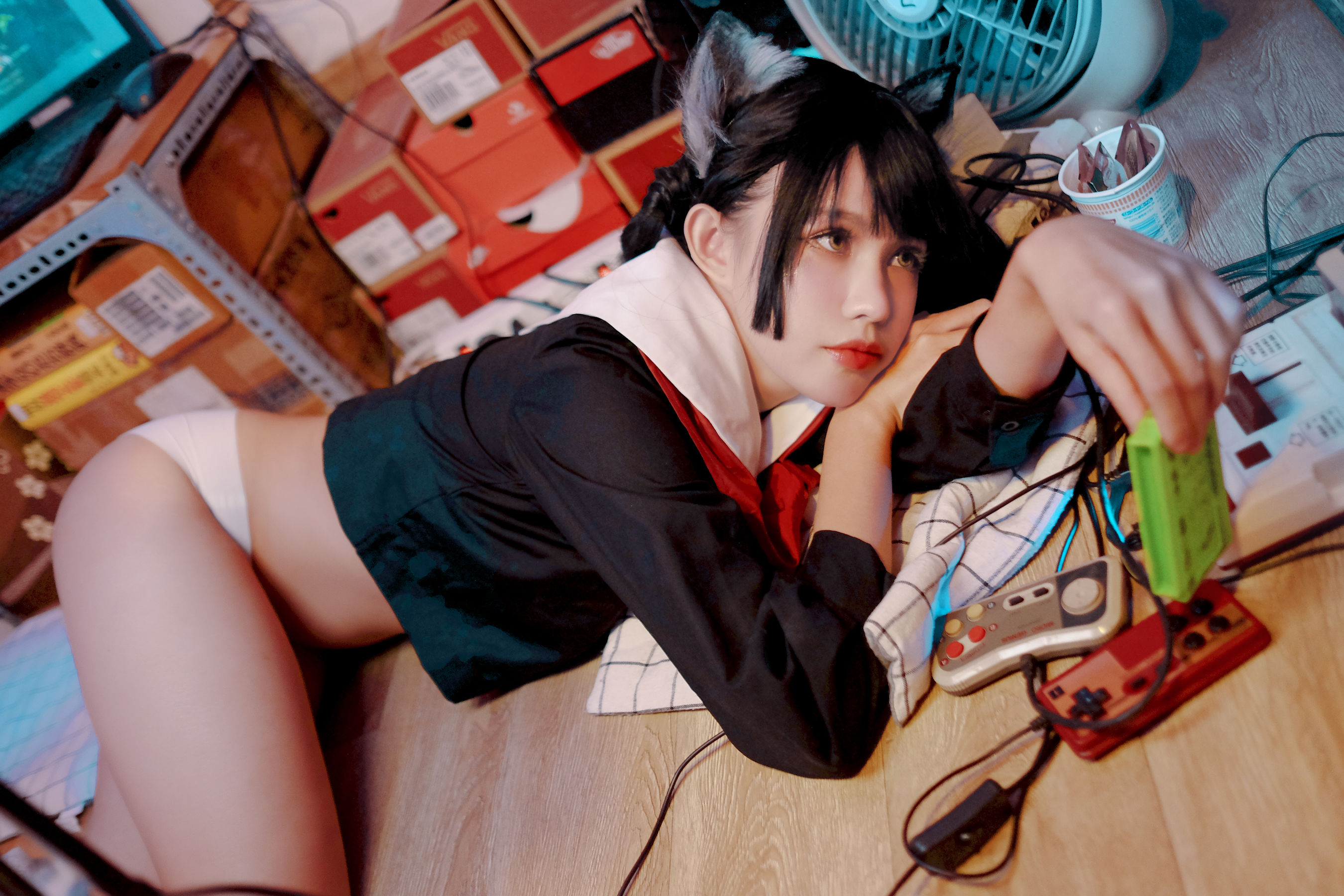 [福利COS] PingPing - Kuroneko黑猫
