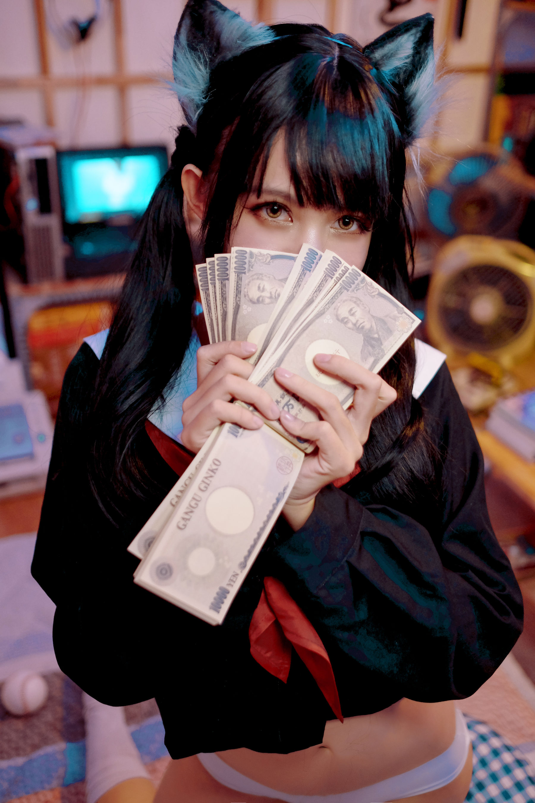 [福利COS] PingPing - Kuroneko黑猫