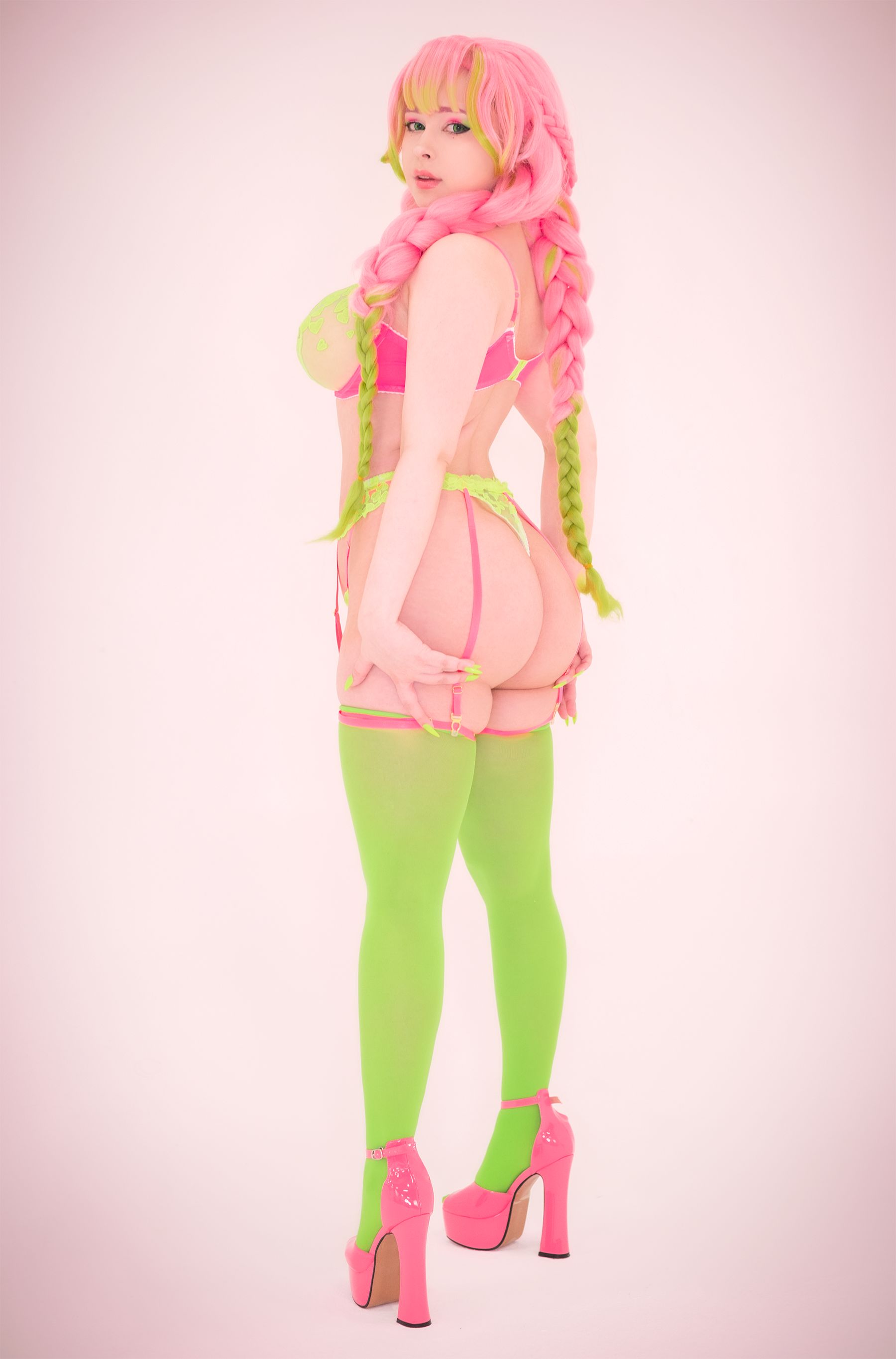 [福利COS] Yoshinobi - Mitsuri Kanroji Lingerie