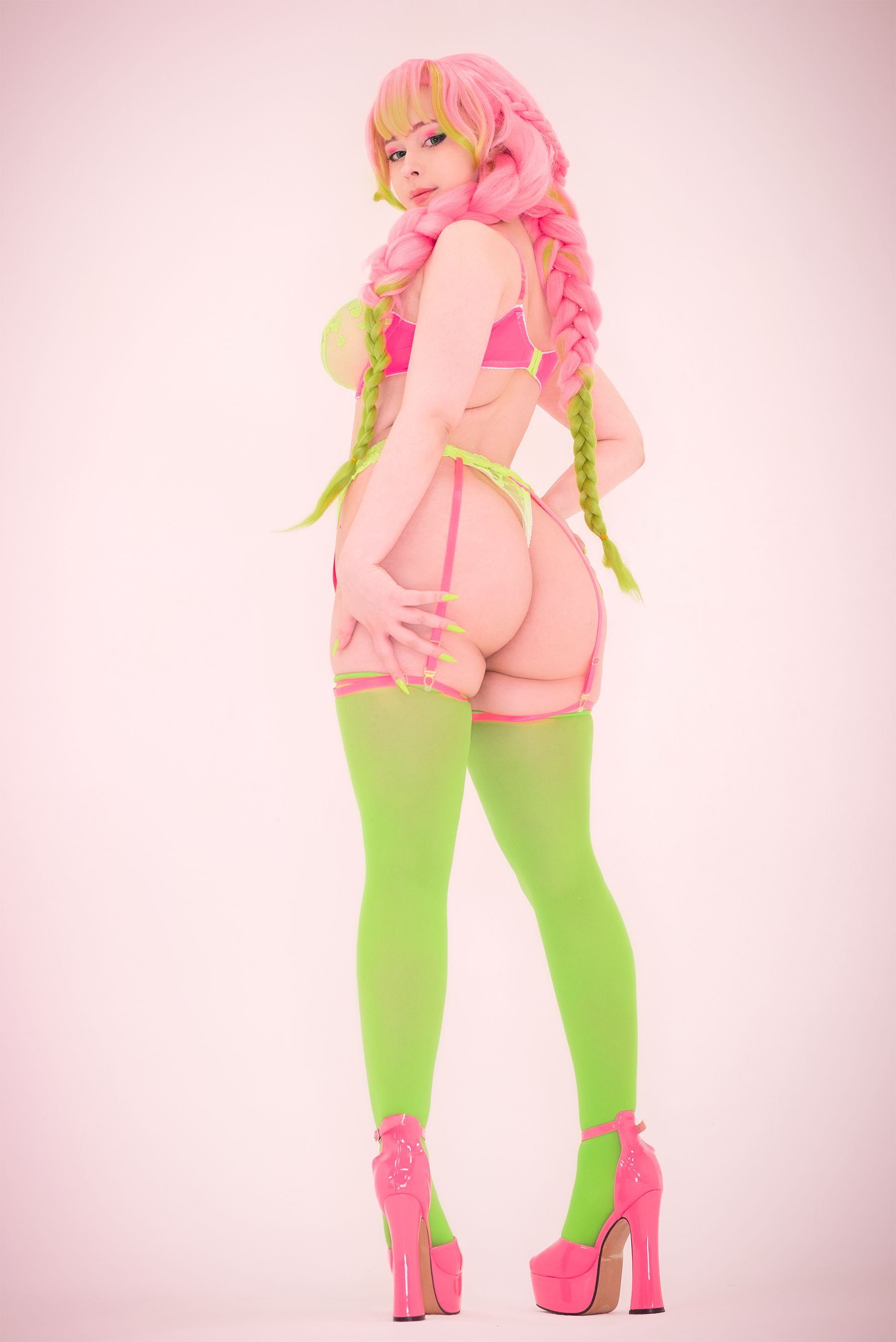 [福利COS] Yoshinobi - Mitsuri Kanroji Lingerie
