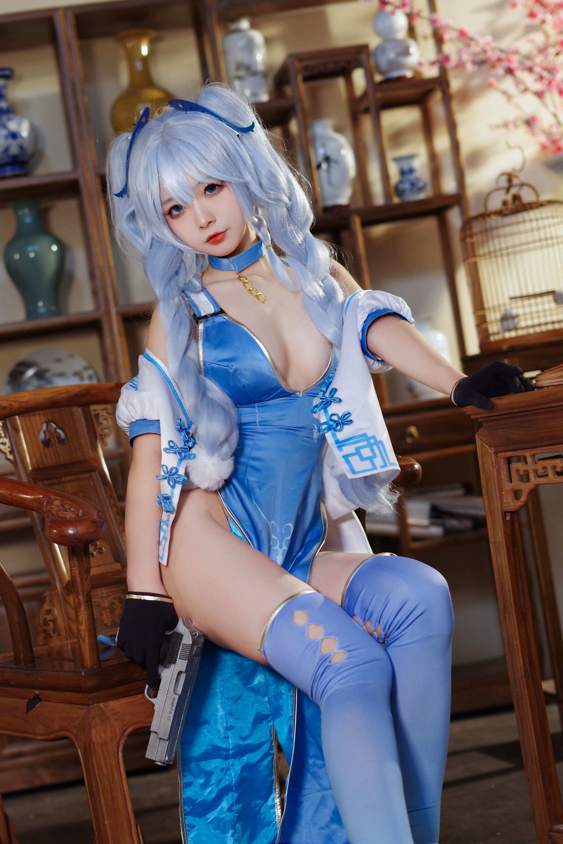 [福利COS] yuuhui玉汇 - PA-15 翠雀媚