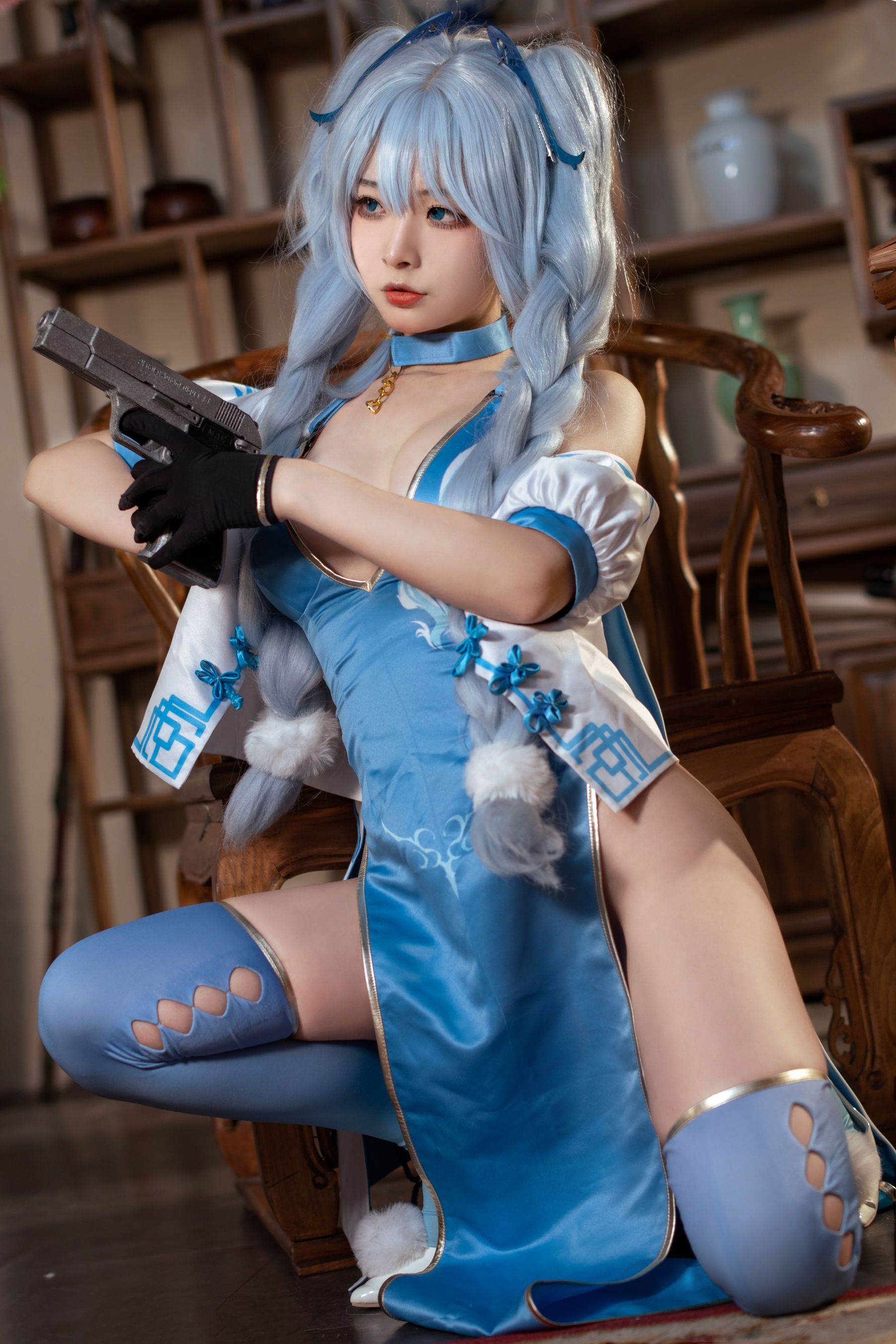 [福利COS] yuuhui玉汇 - PA-15 翠雀媚