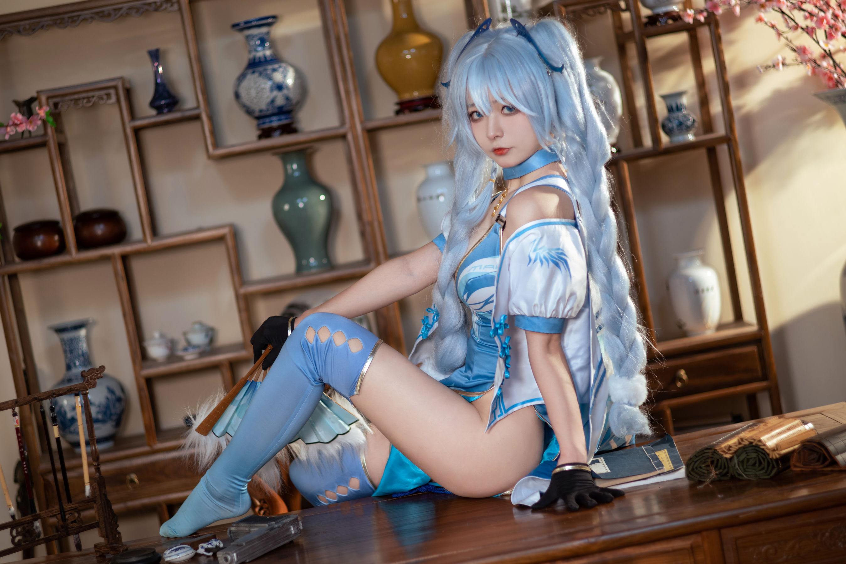[福利COS] yuuhui玉汇 - PA-15 翠雀媚