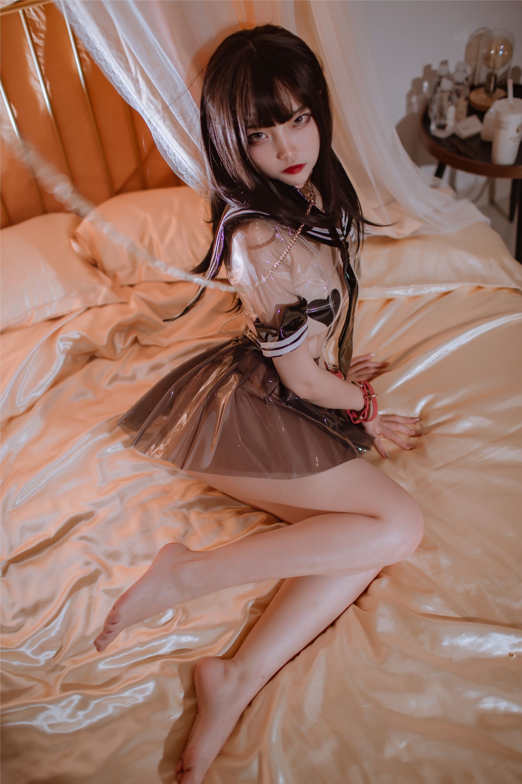 [福利COS] 人气Coser二佐Nisa - 透明JK
