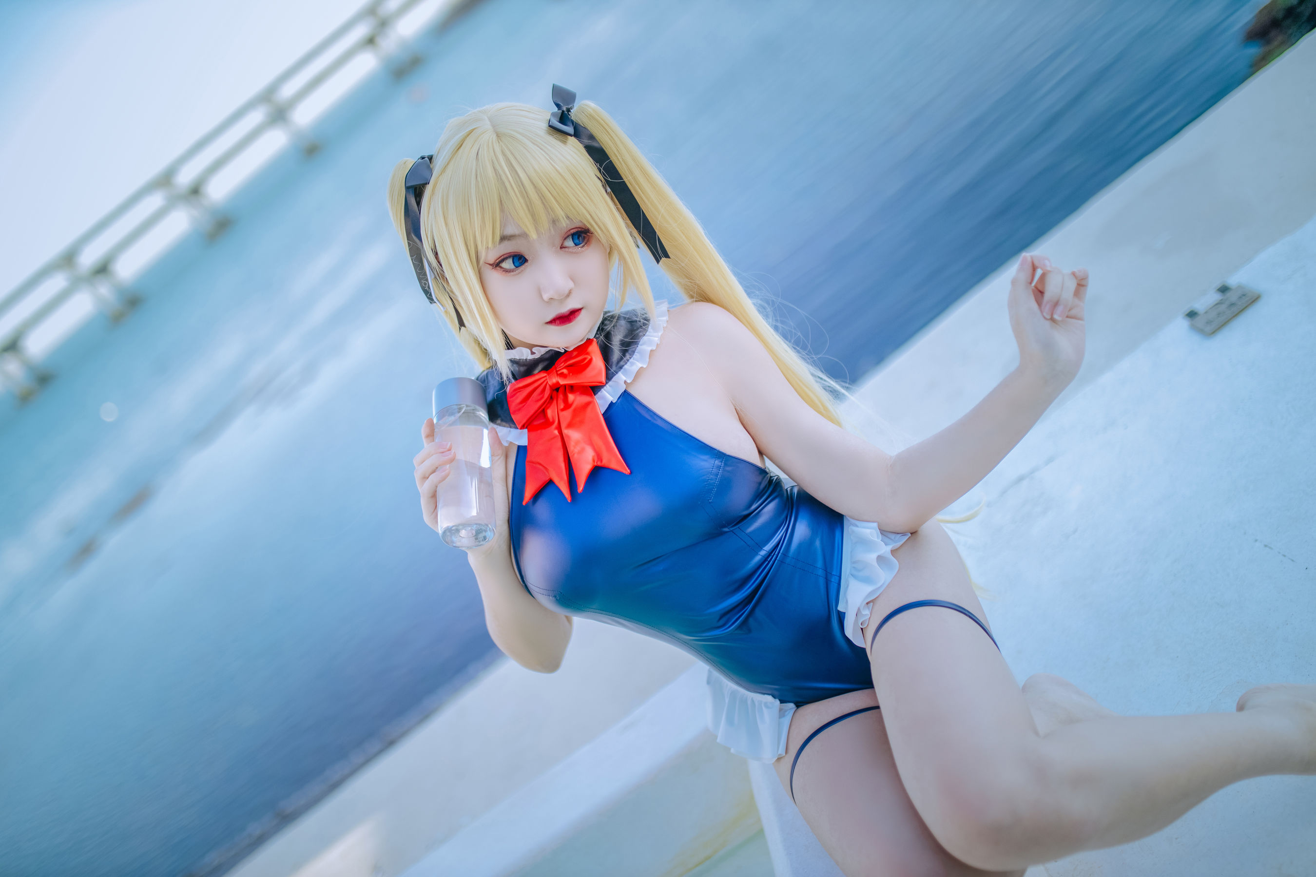 [福利COS] 动漫博主恩田直幸 - 玛丽萝丝泳衣
