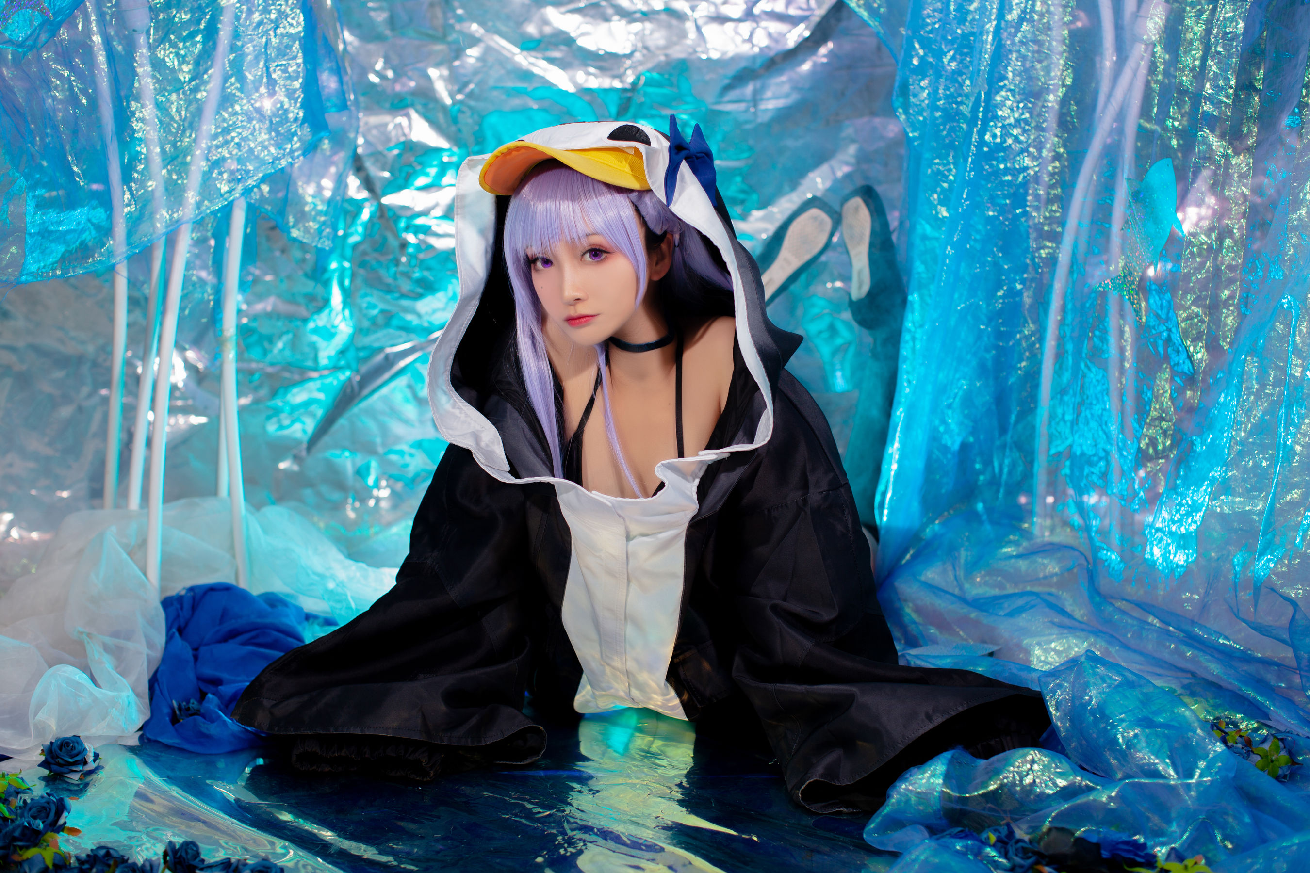 [福利COS] 动漫博主洛璃LoLiSAMA - 水着莉莉丝