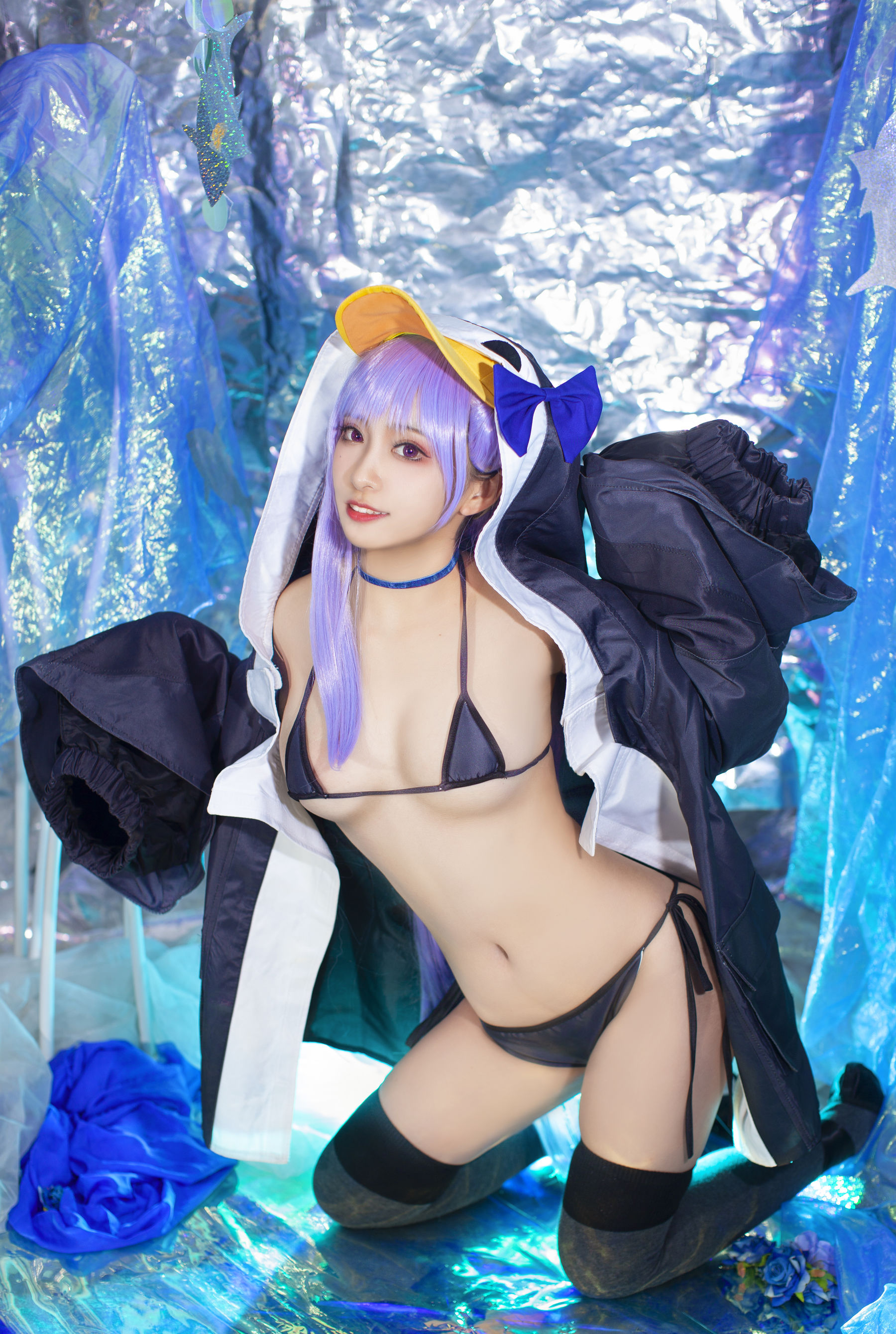 [福利COS] 动漫博主洛璃LoLiSAMA - 水着莉莉丝