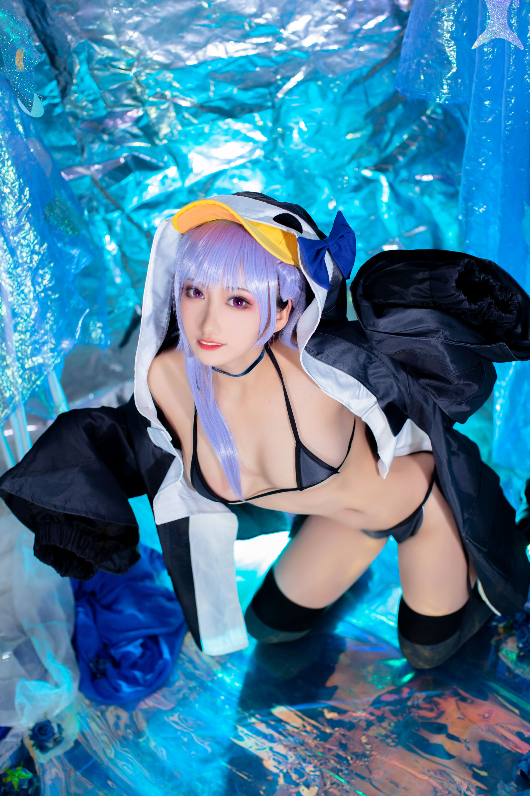 [福利COS] 动漫博主洛璃LoLiSAMA - 水着莉莉丝