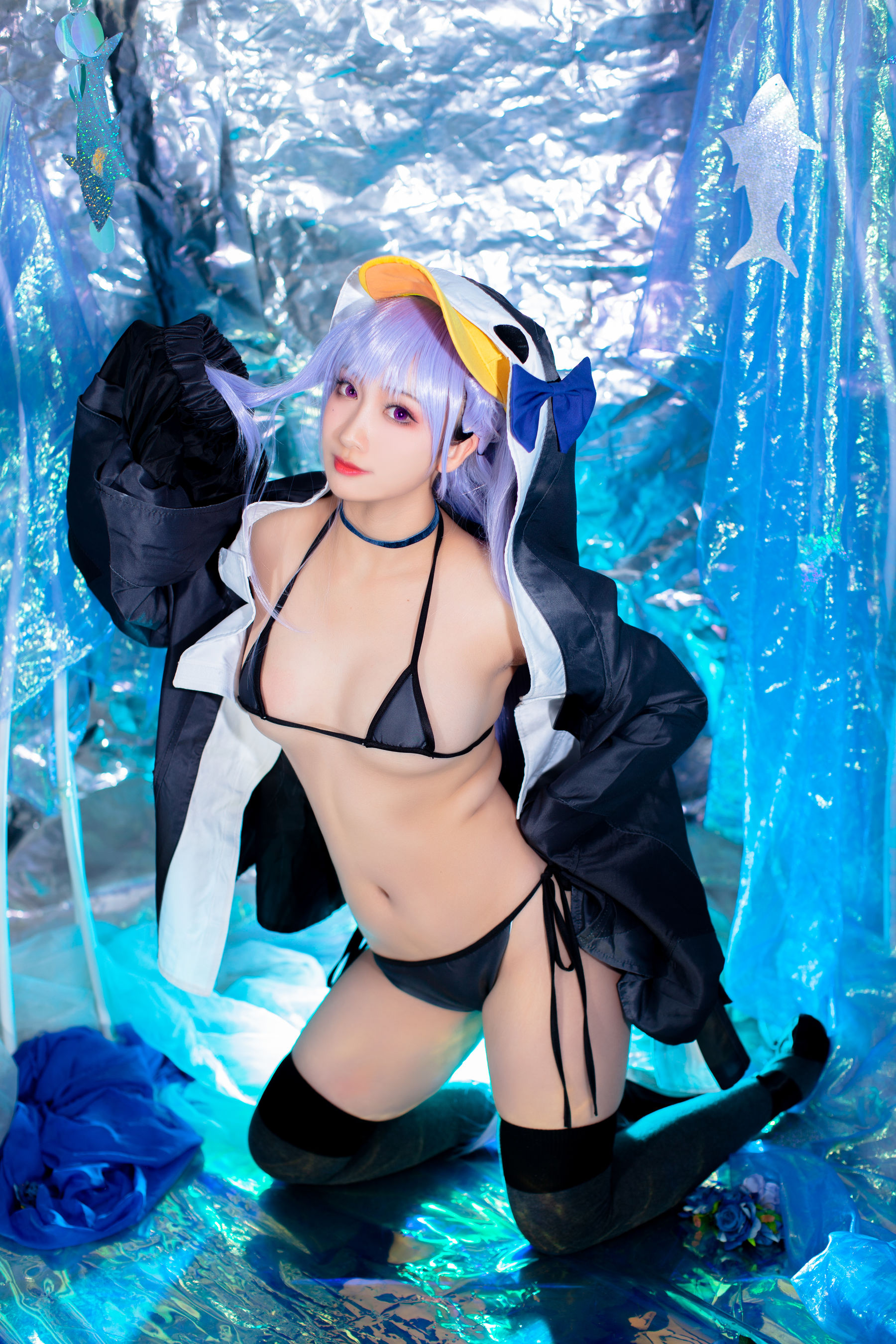 [福利COS] 动漫博主洛璃LoLiSAMA - 水着莉莉丝