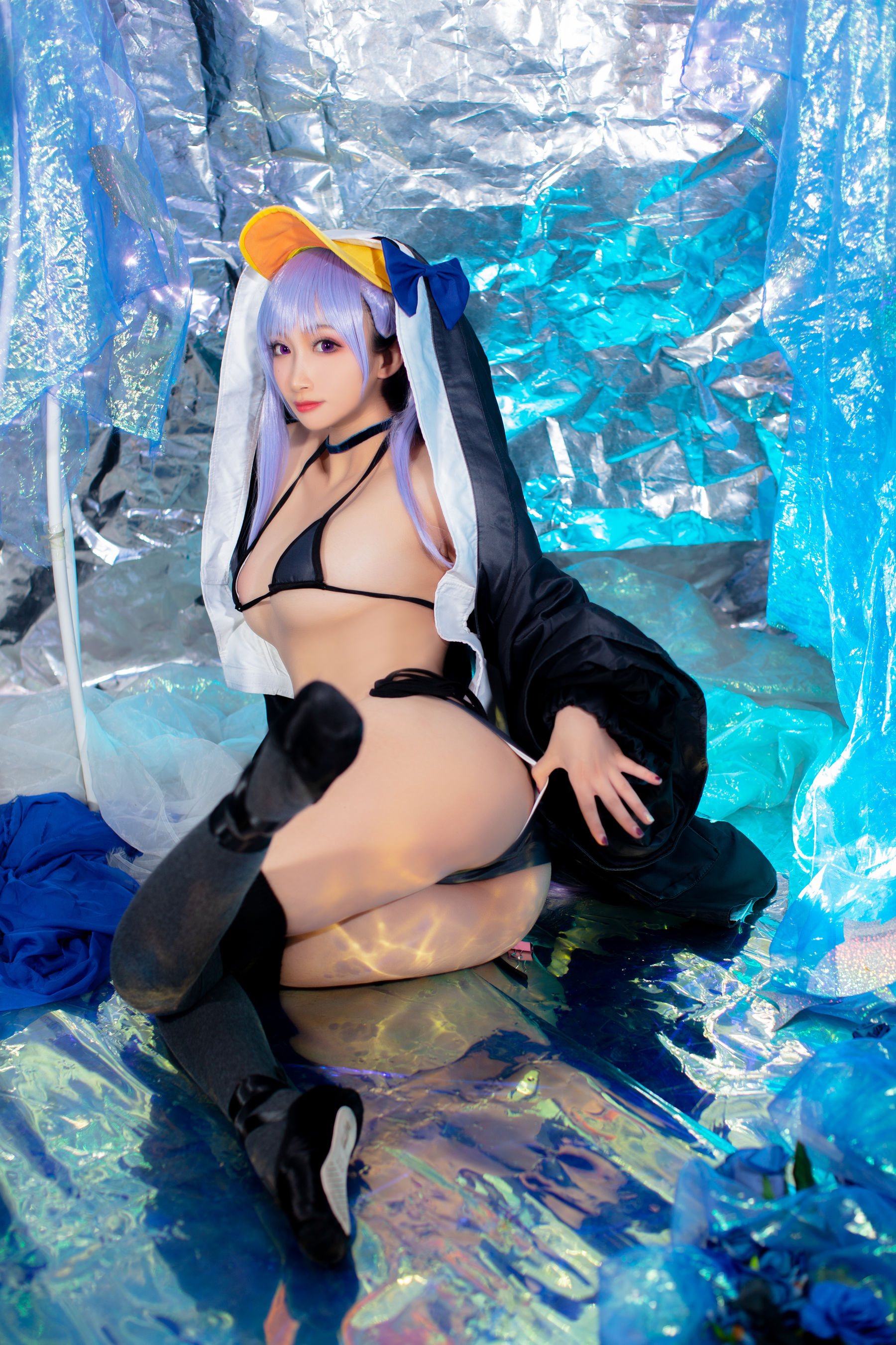[福利COS] 动漫博主洛璃LoLiSAMA - 水着莉莉丝