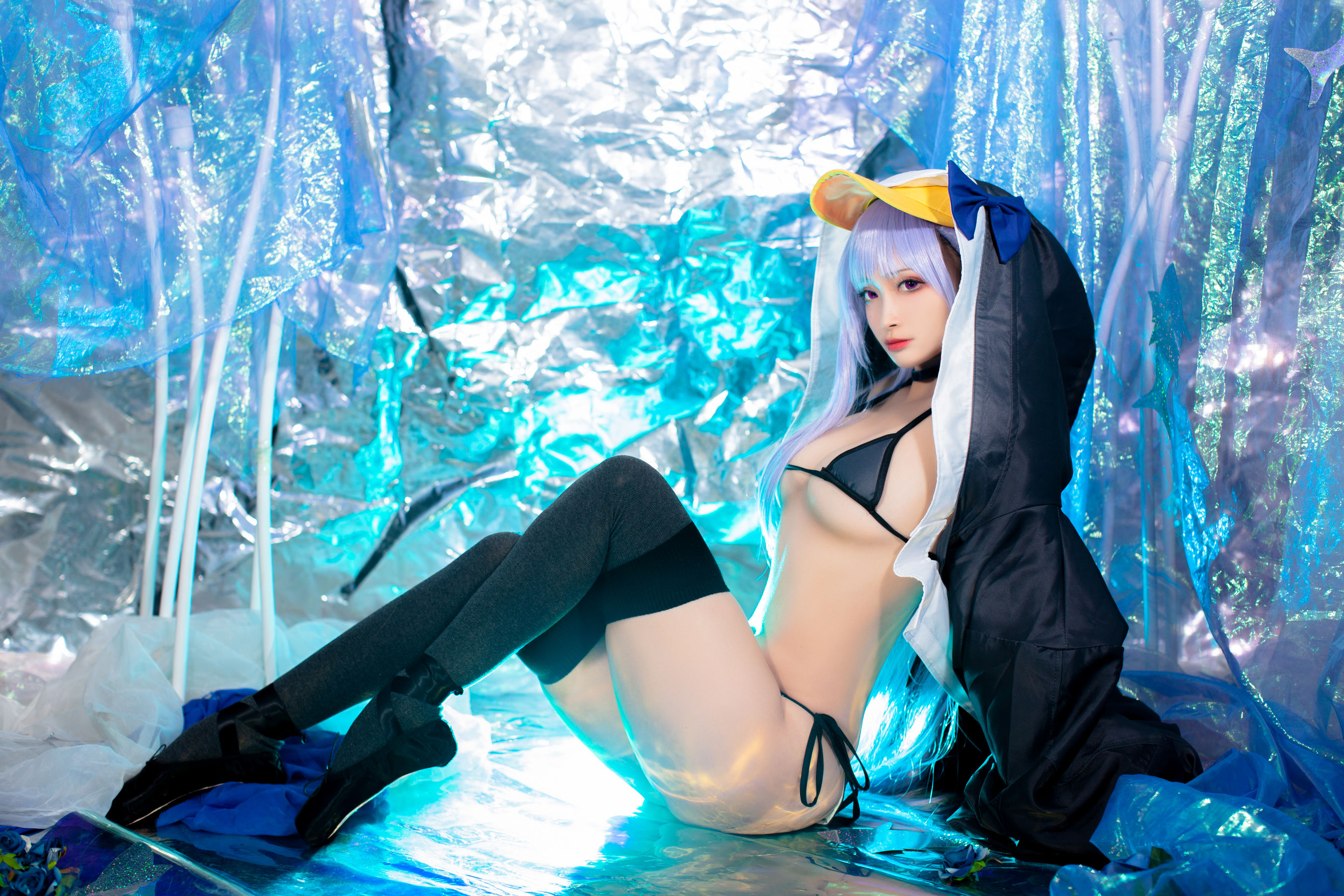 [福利COS] 动漫博主洛璃LoLiSAMA - 水着莉莉丝