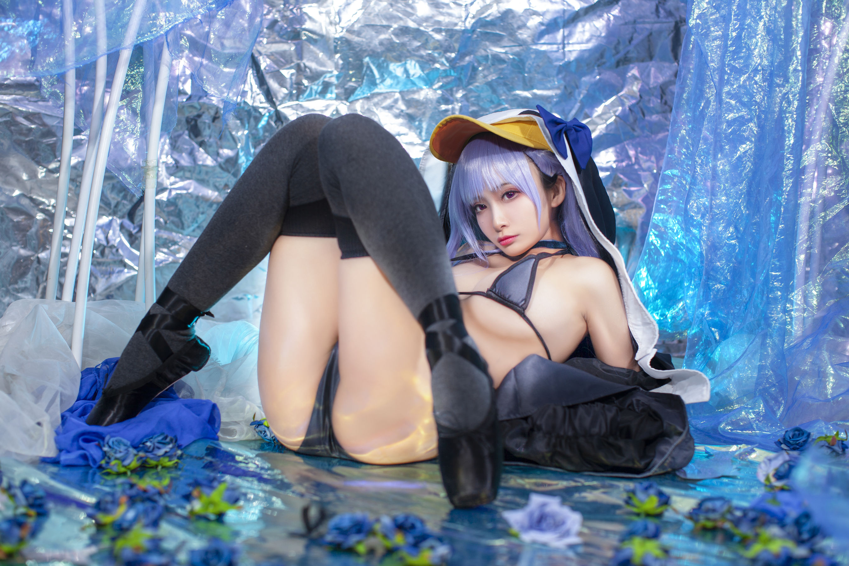 [福利COS] 动漫博主洛璃LoLiSAMA - 水着莉莉丝