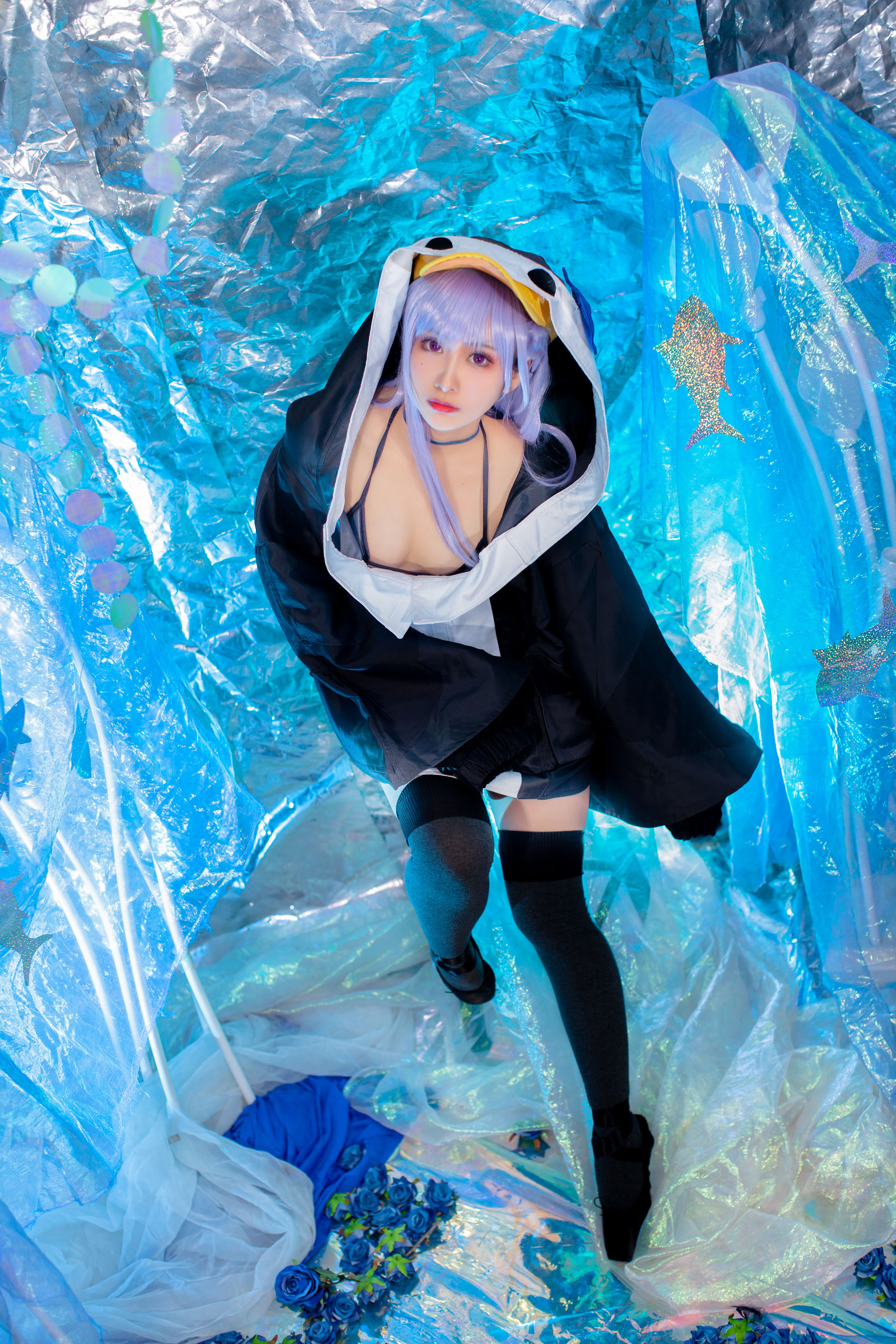 [福利COS] 动漫博主洛璃LoLiSAMA - 水着莉莉丝