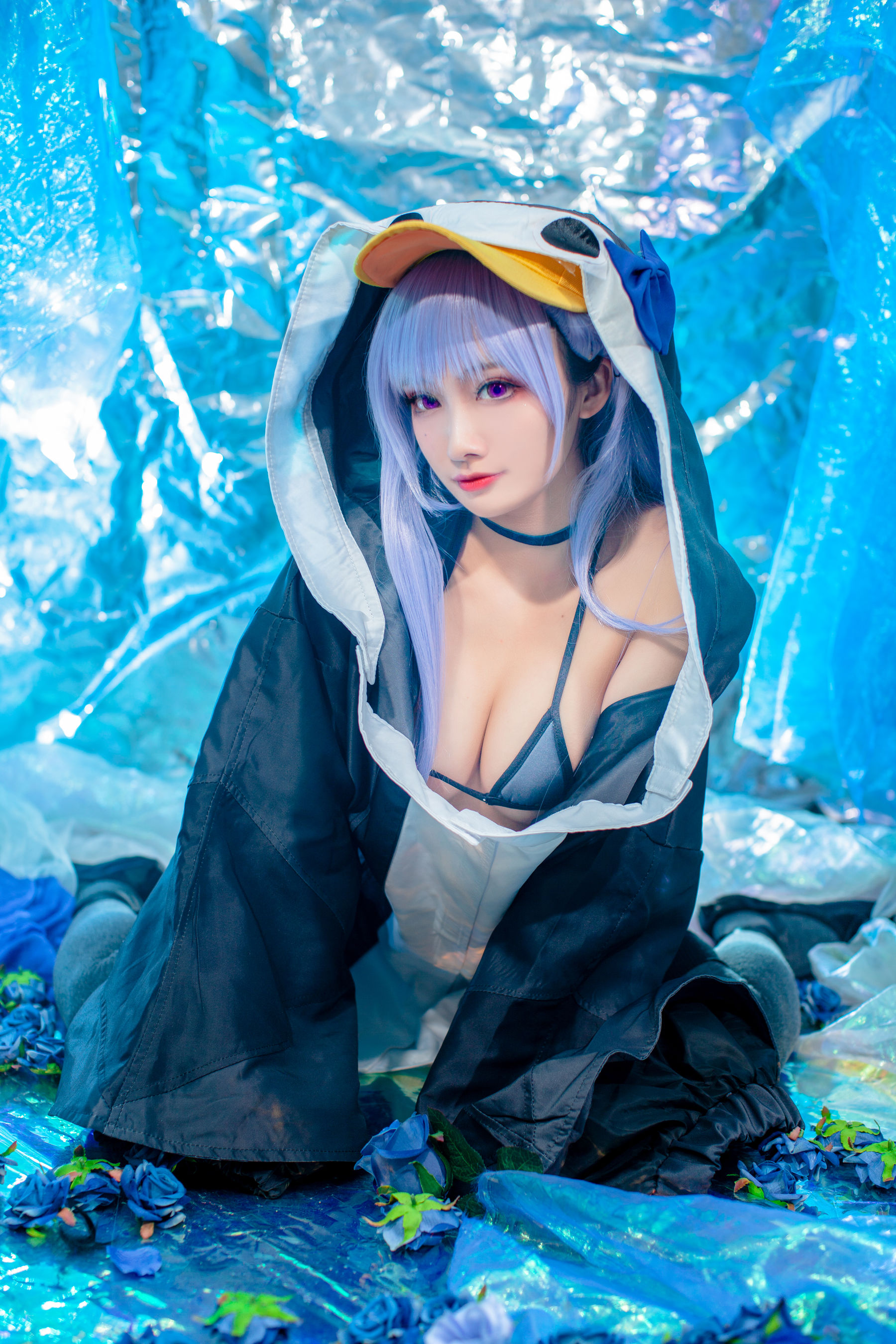 [福利COS] 动漫博主洛璃LoLiSAMA - 水着莉莉丝
