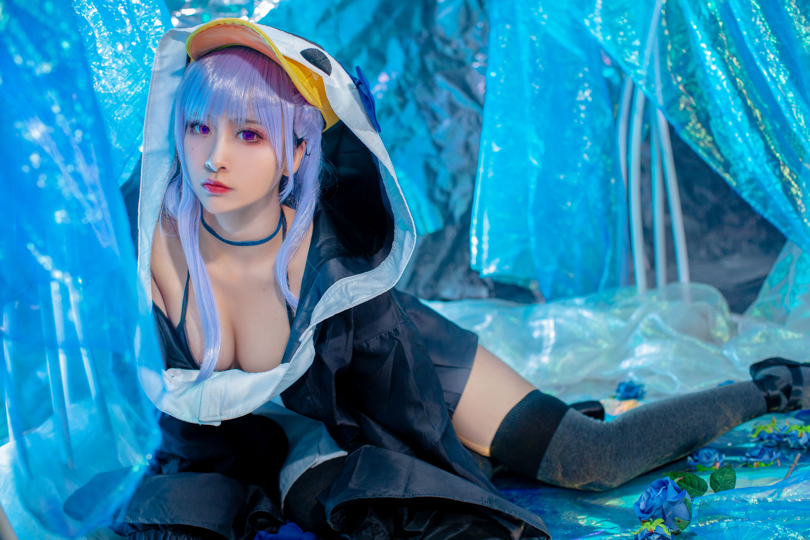 [福利COS] 动漫博主洛璃LoLiSAMA - 水着莉莉丝