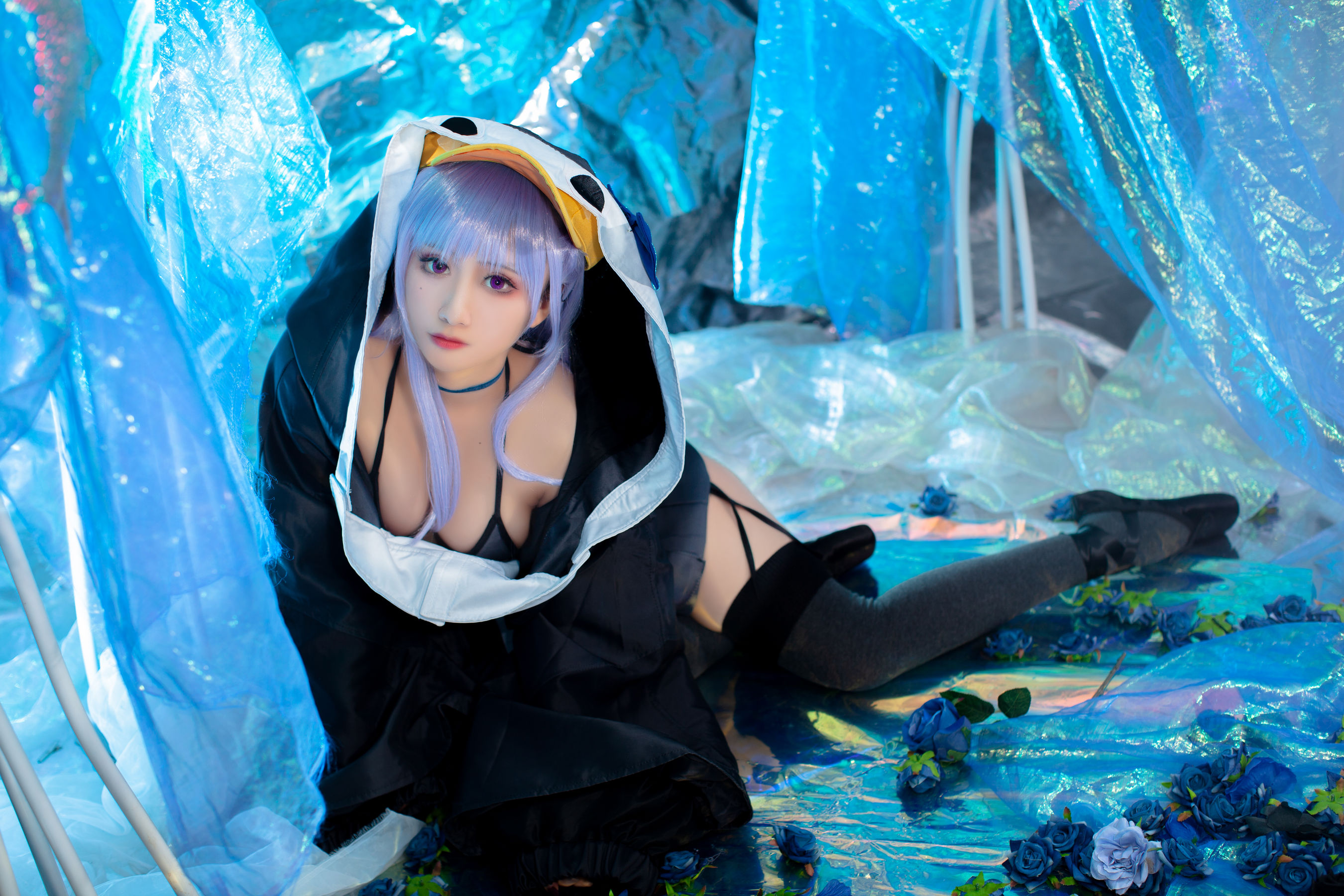 [福利COS] 动漫博主洛璃LoLiSAMA - 水着莉莉丝