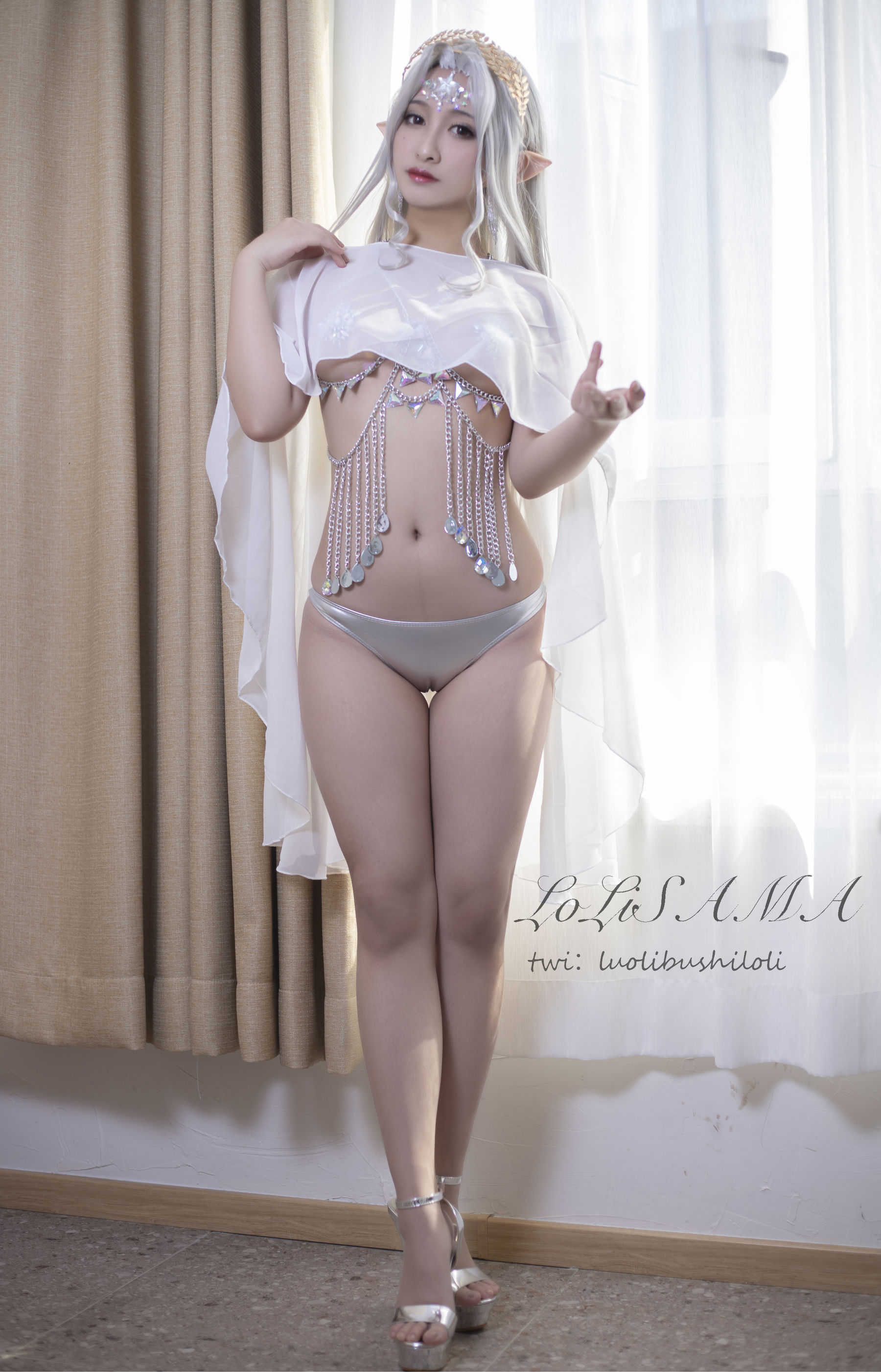 [福利COS] 动漫博主洛璃LoLiSAMA - 精灵
