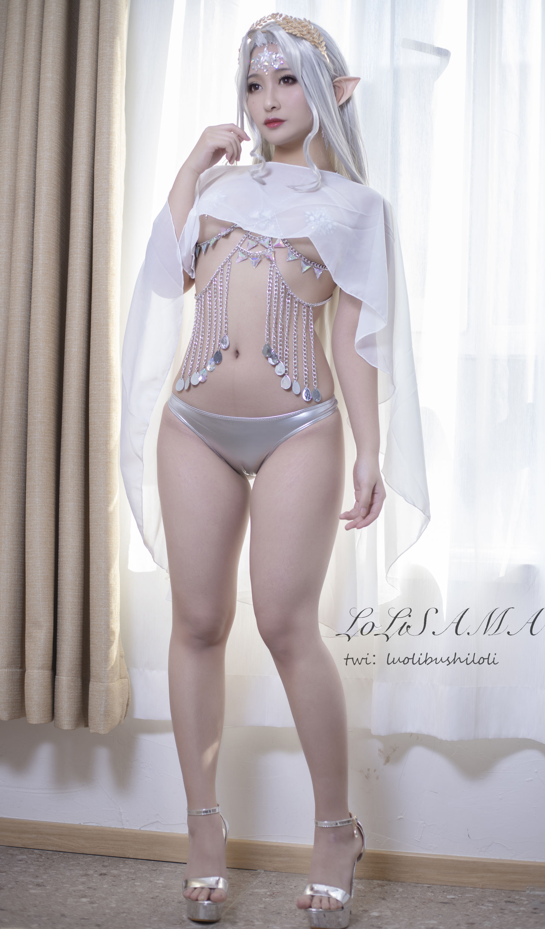 [福利COS] 动漫博主洛璃LoLiSAMA - 精灵