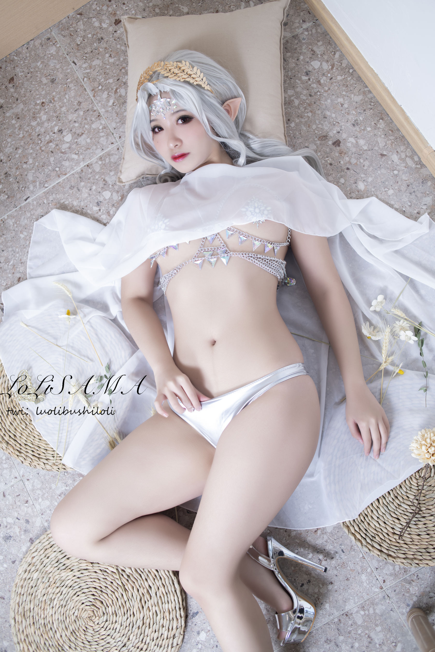 [福利COS] 动漫博主洛璃LoLiSAMA - 精灵